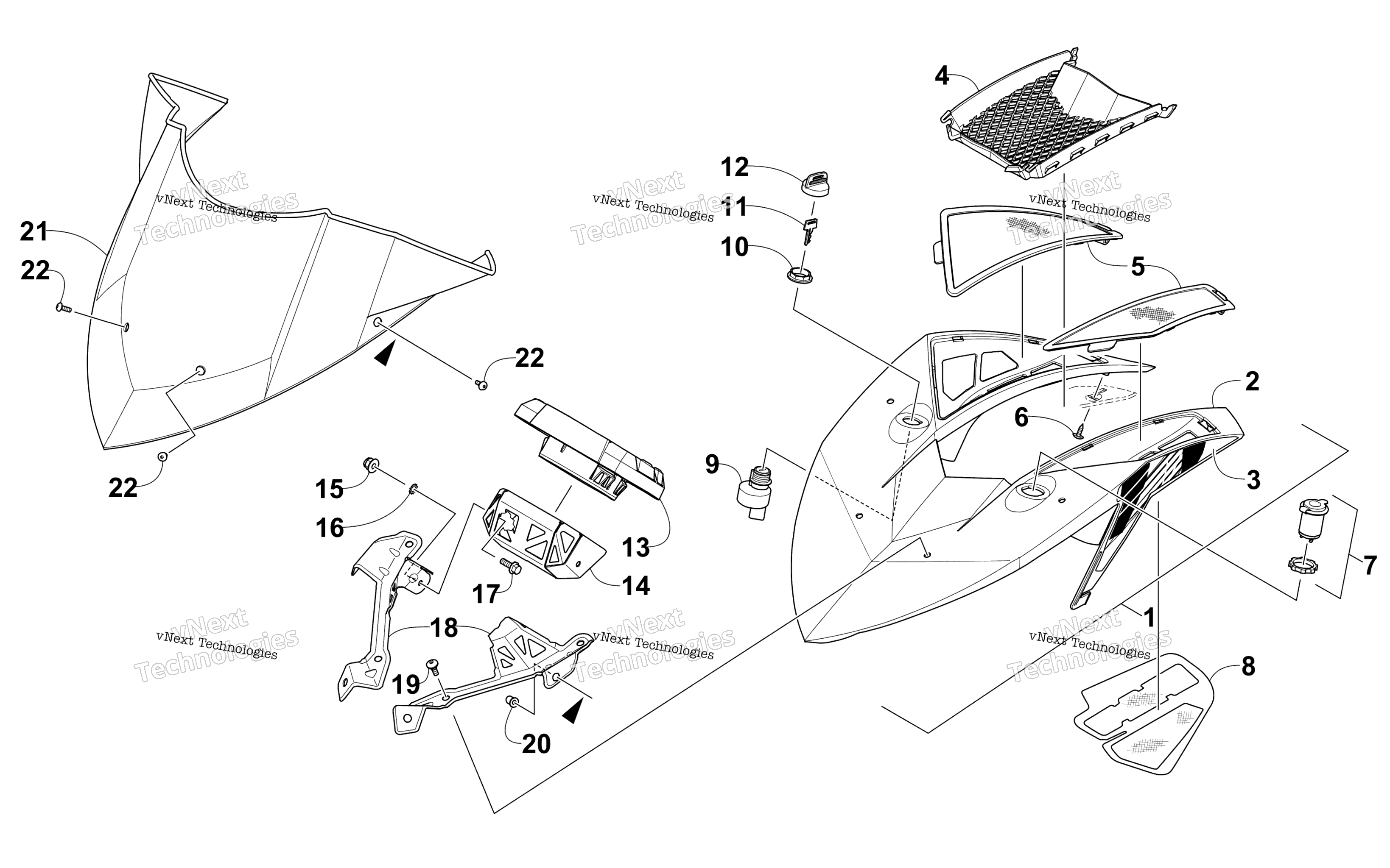 Ветровое стекло And Instruments Assemblies