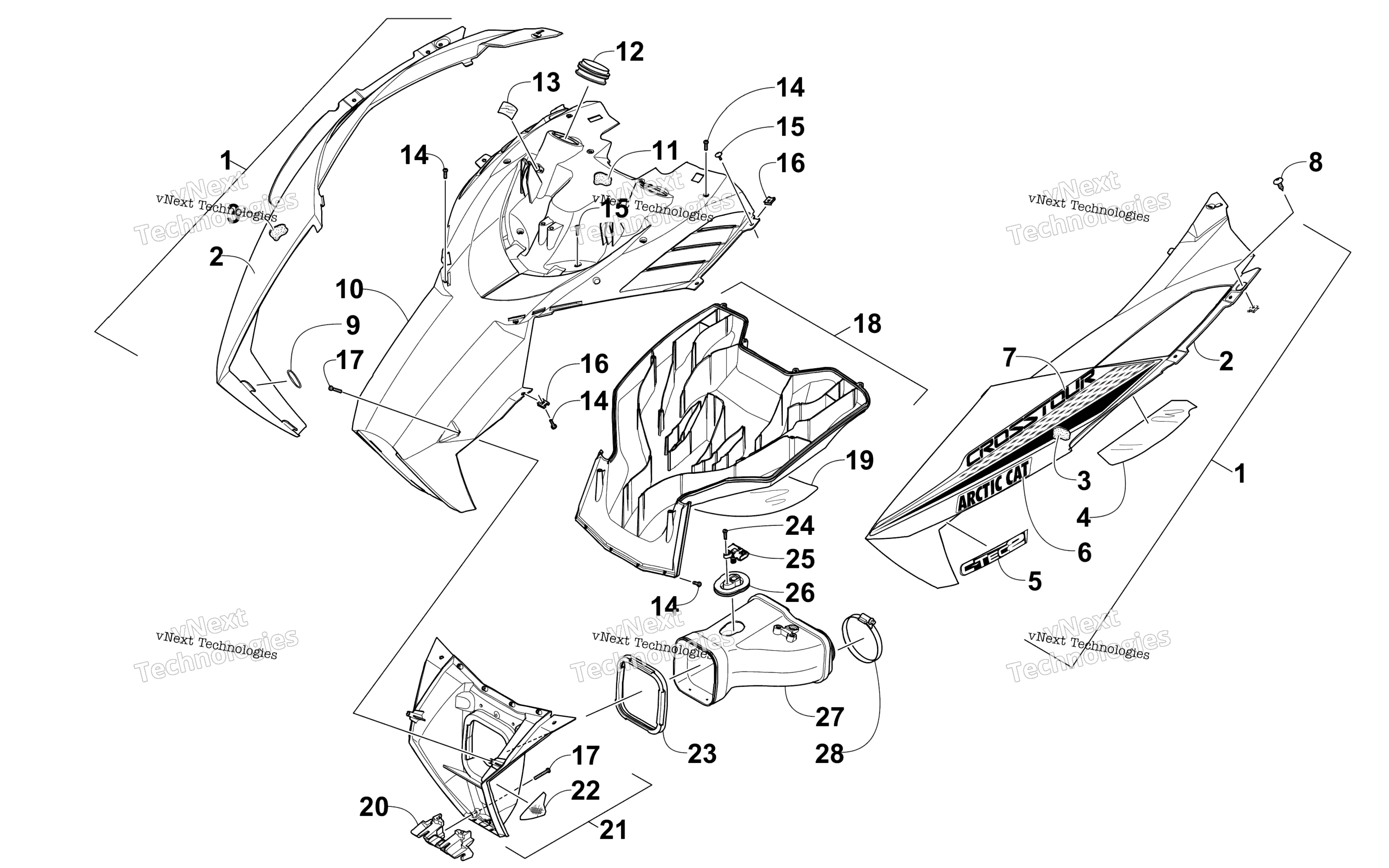 Капот And Air Intake Assembly