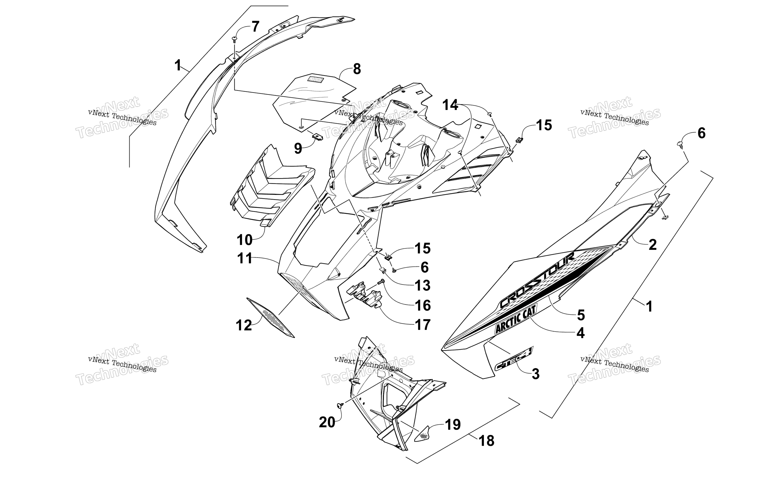 Капот And Air Intake Assembly