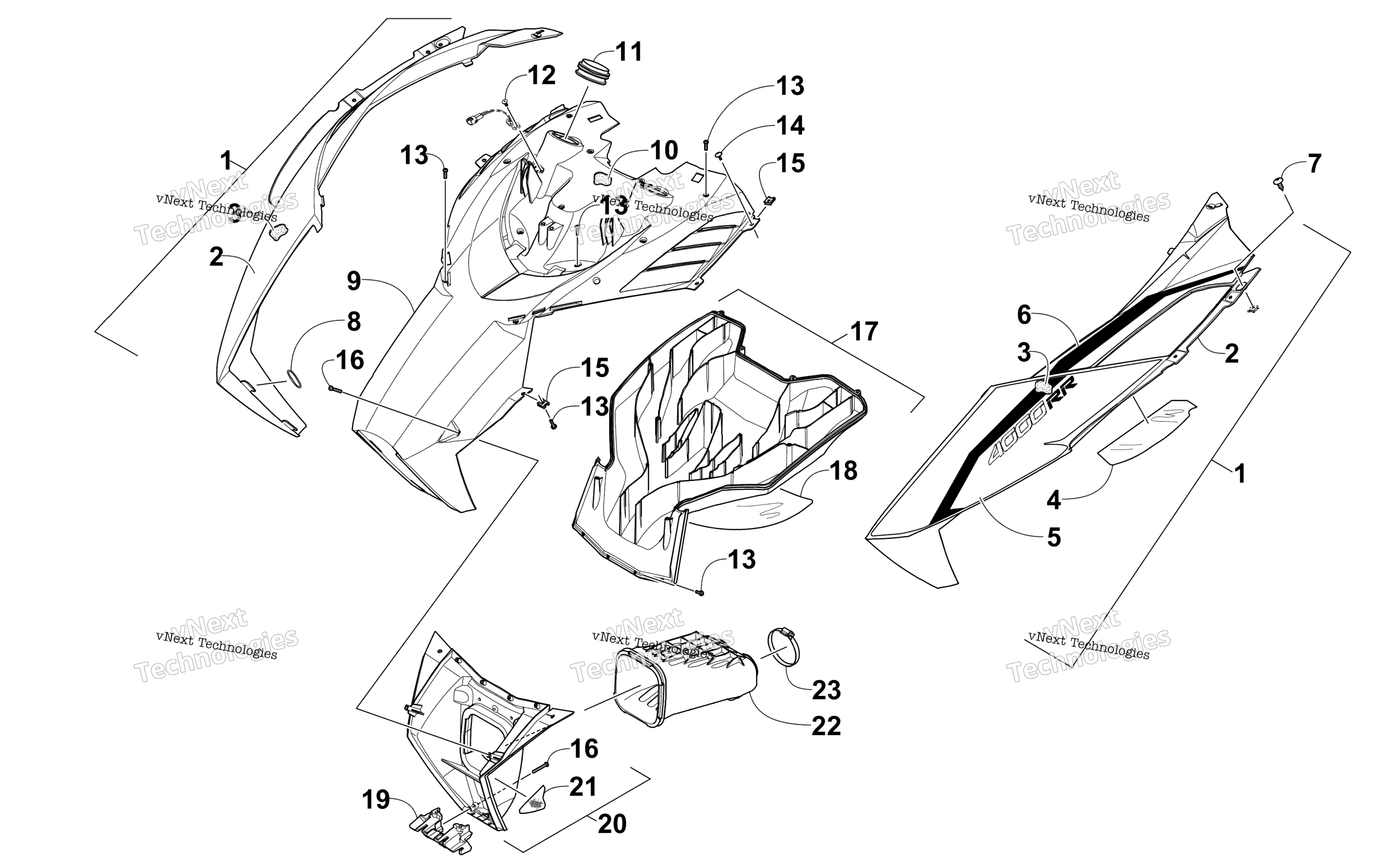 Капот And Air Intake Assembly