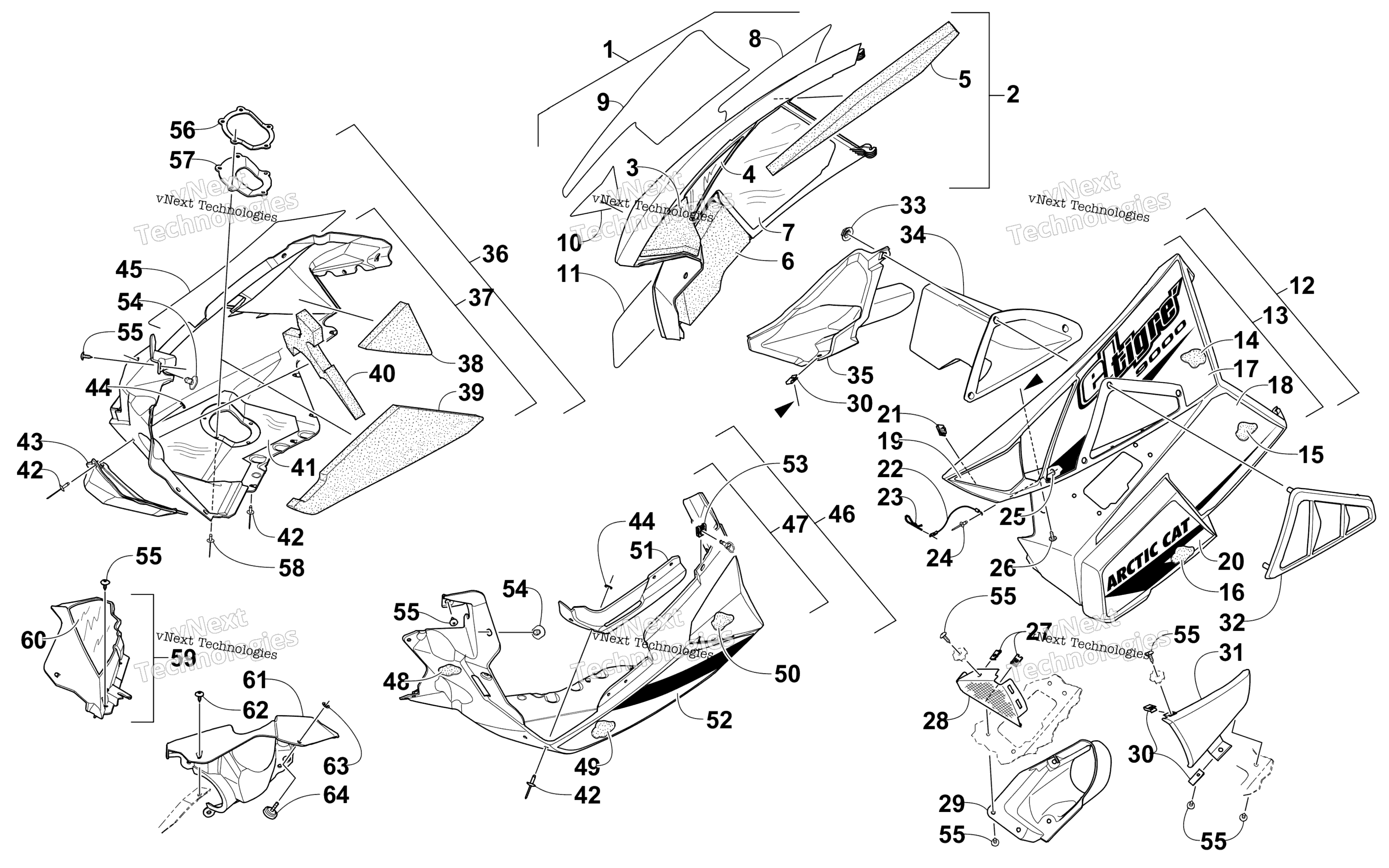 Skid Plate и Side панель узел
