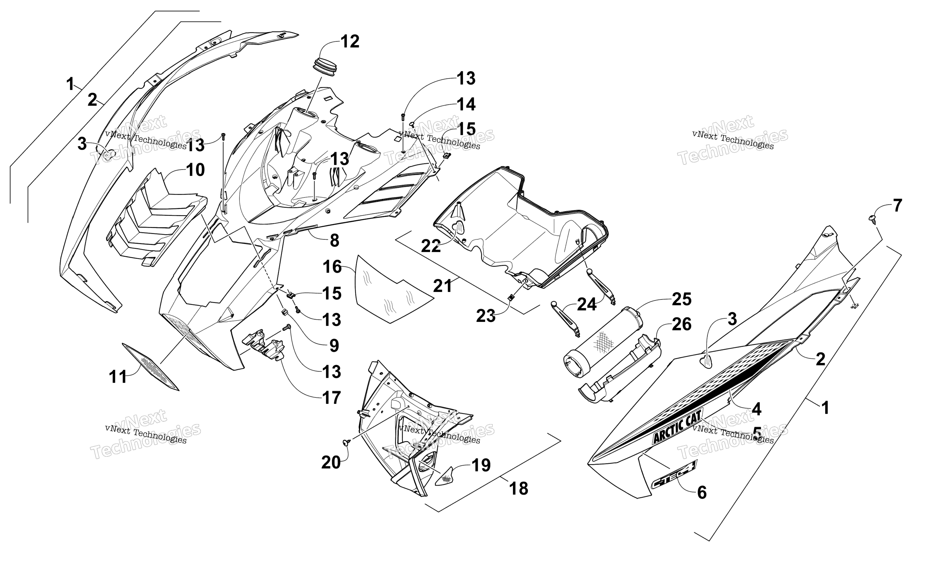 Капот And Air Intake Assembly