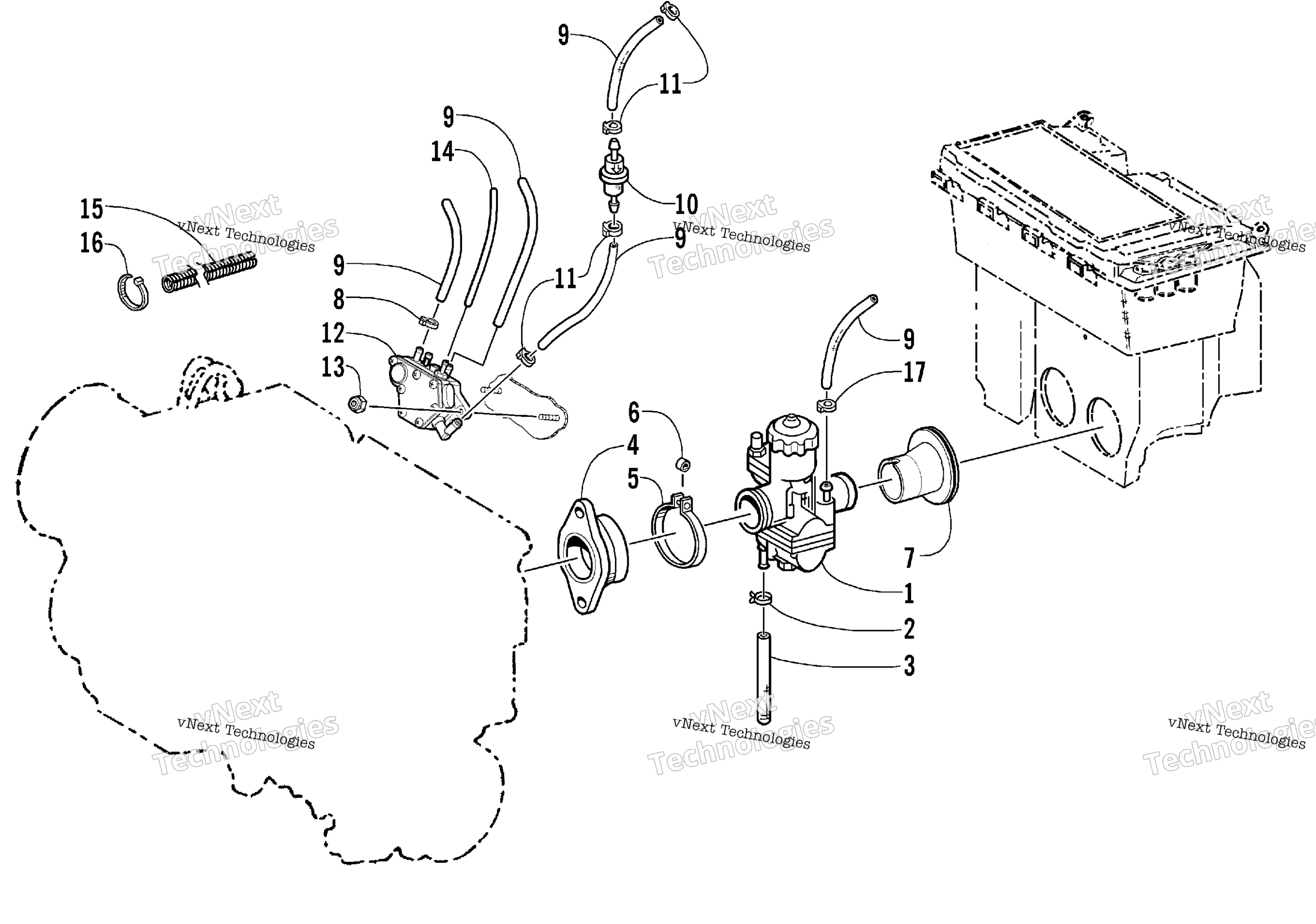 Карбюратор And Fuel Pump Assembly