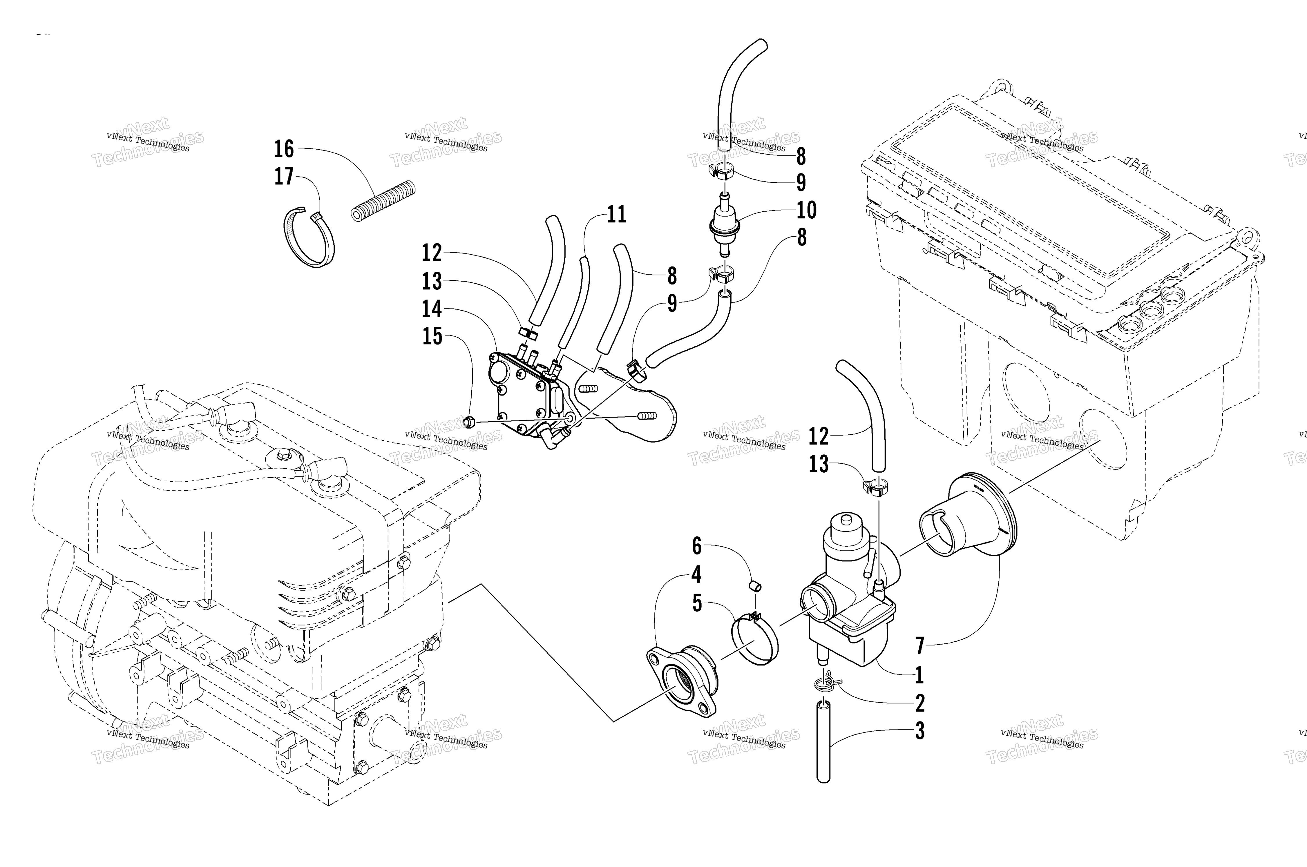 Карбюратор And Fuel Pump Assembly
