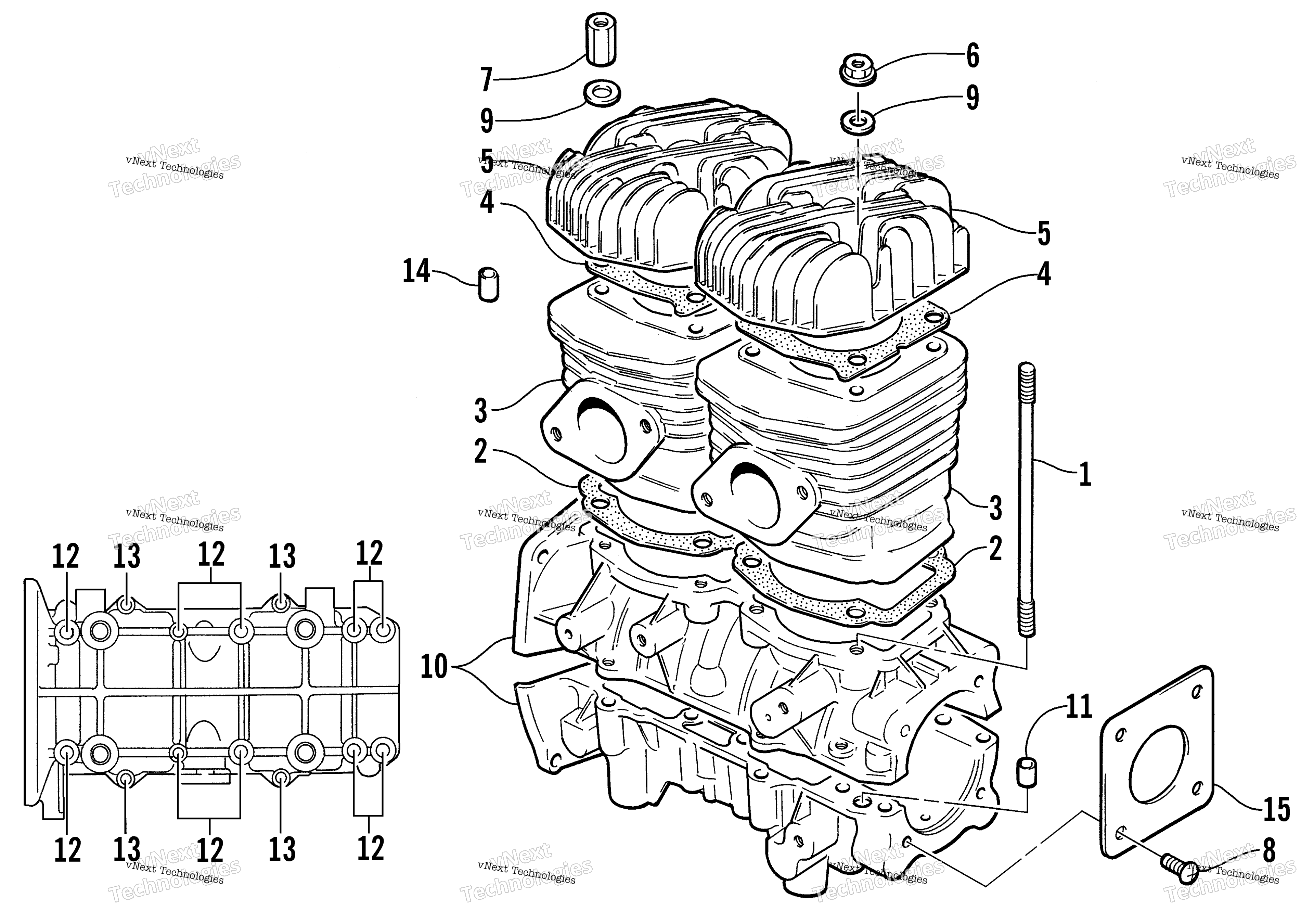 Картер And Cylinder