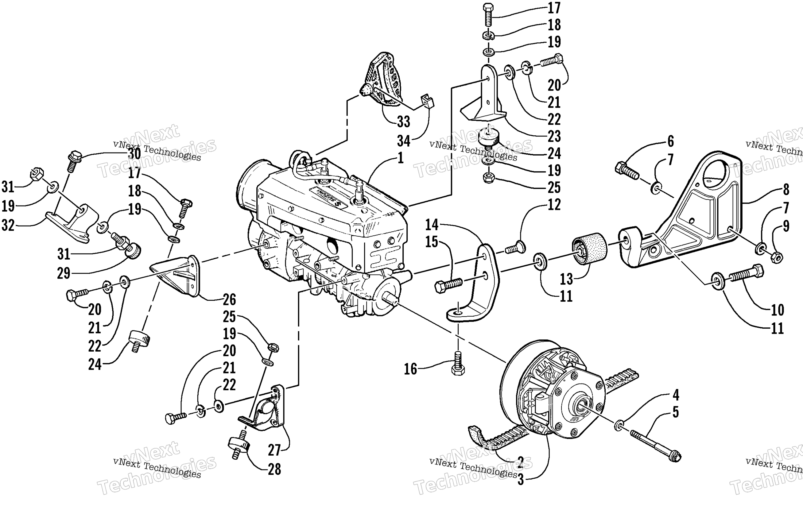 Двигатель And Related Parts