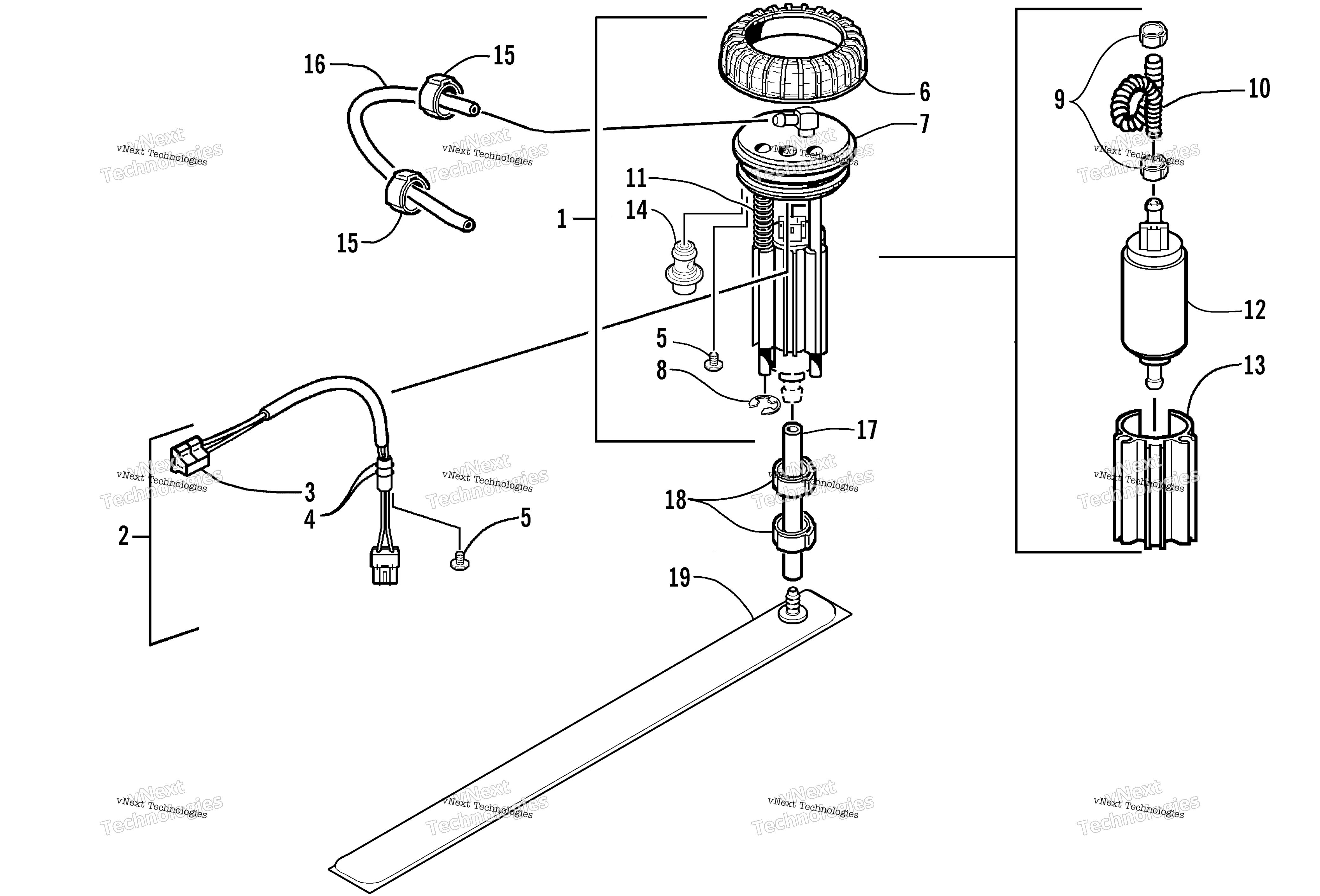 Топливная система Pump Assembly