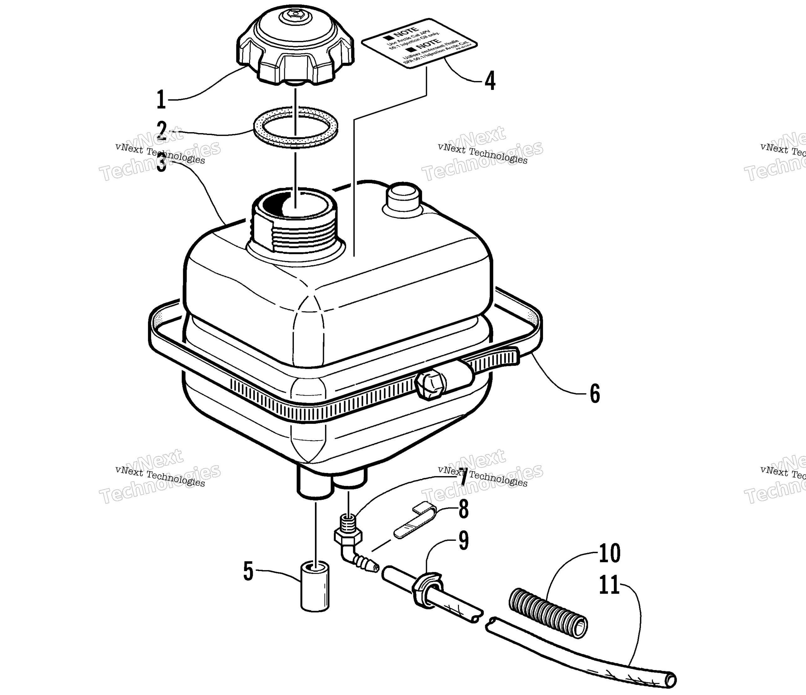 масляный Tank Assembly