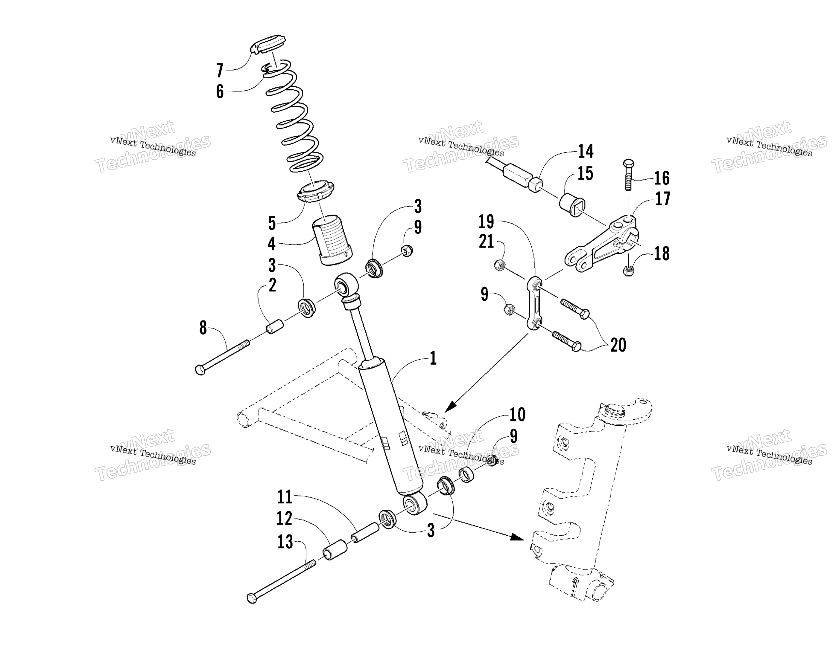 Амортизатор Absorber And Sway Bar Assembly