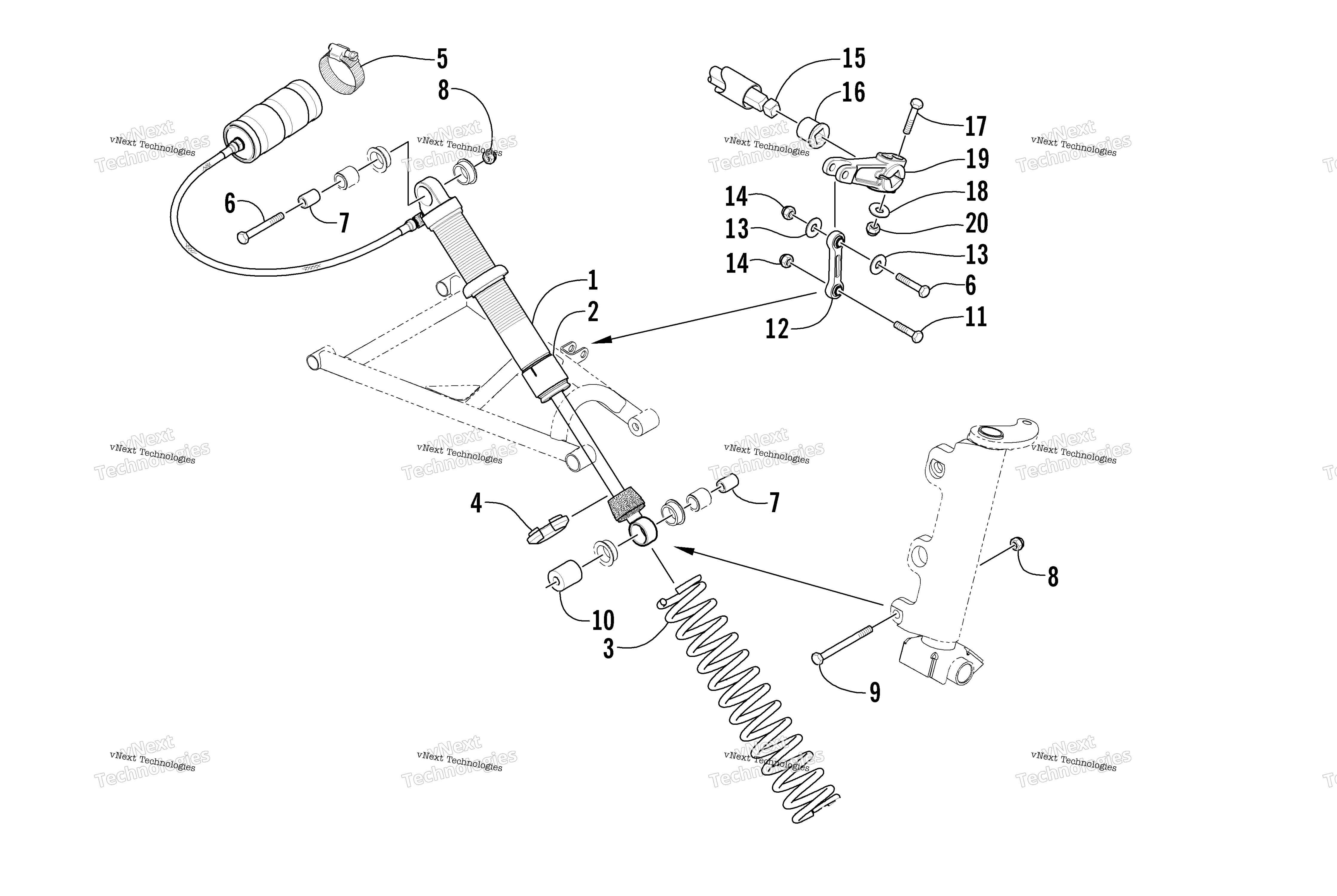 Амортизатор Absorber And Sway Bar Assembly