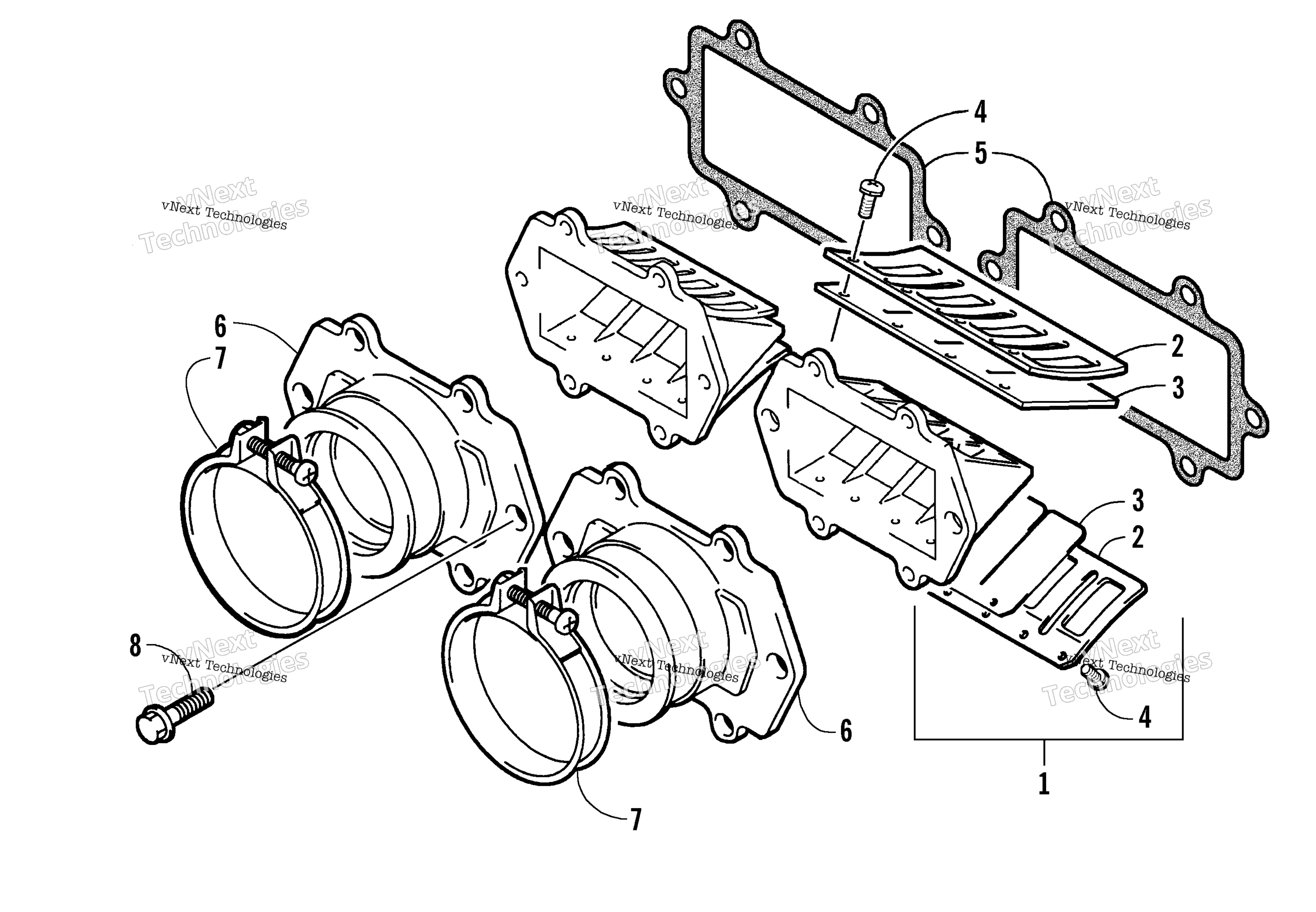 Узел лепесткового клапана