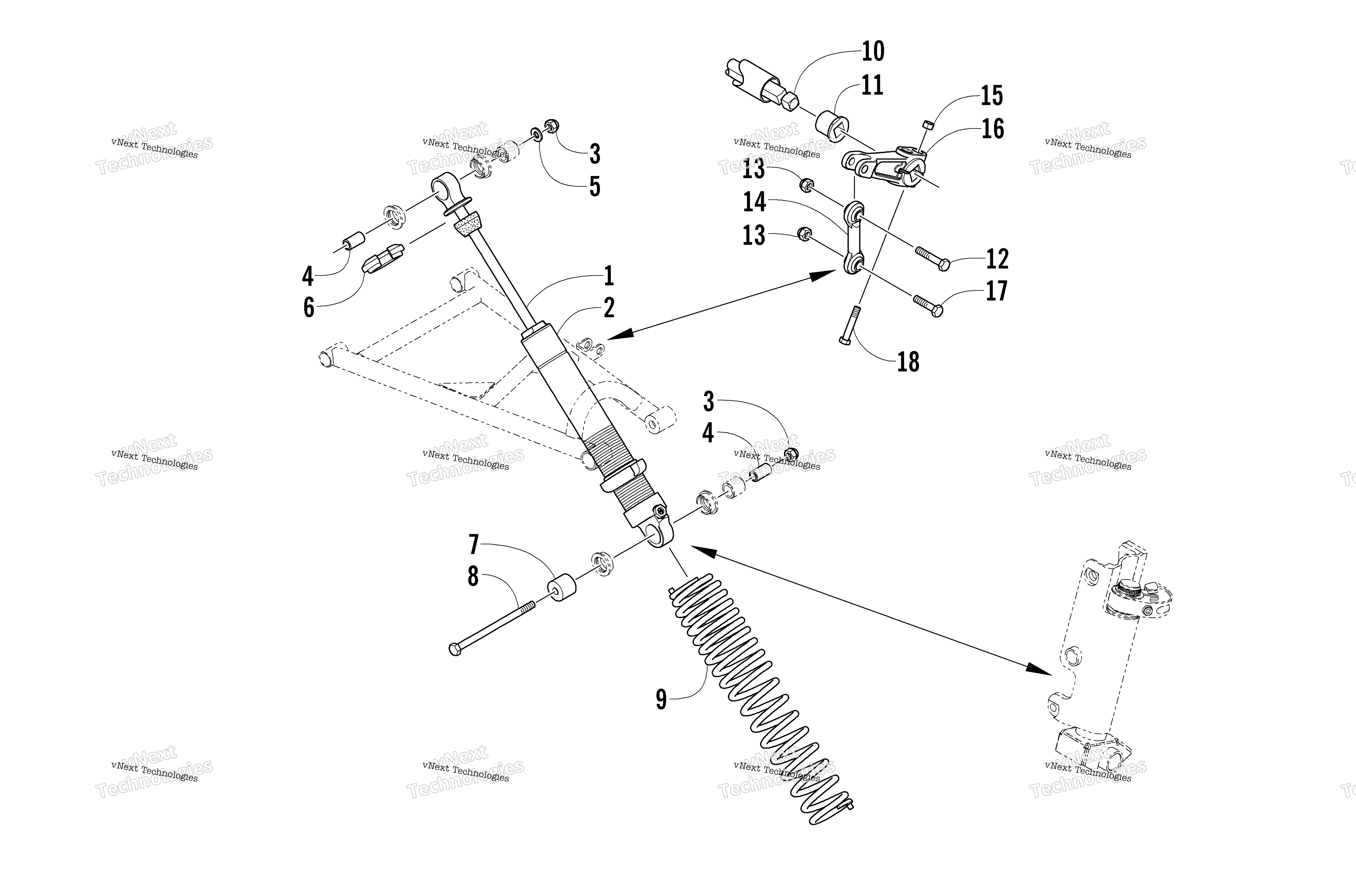 Амортизатор Absorber And Sway Bar Assembly