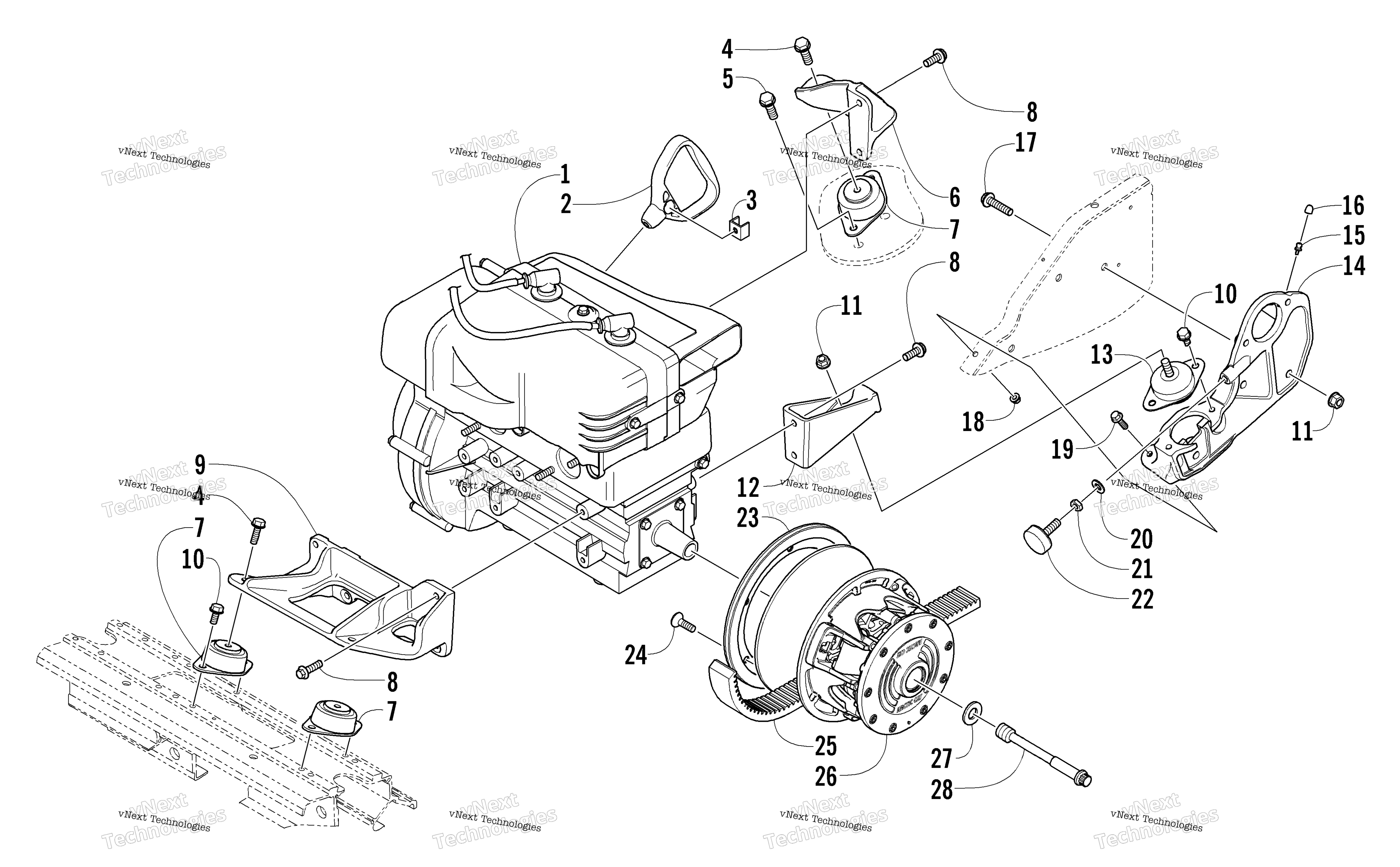 Двигатель And Related Parts