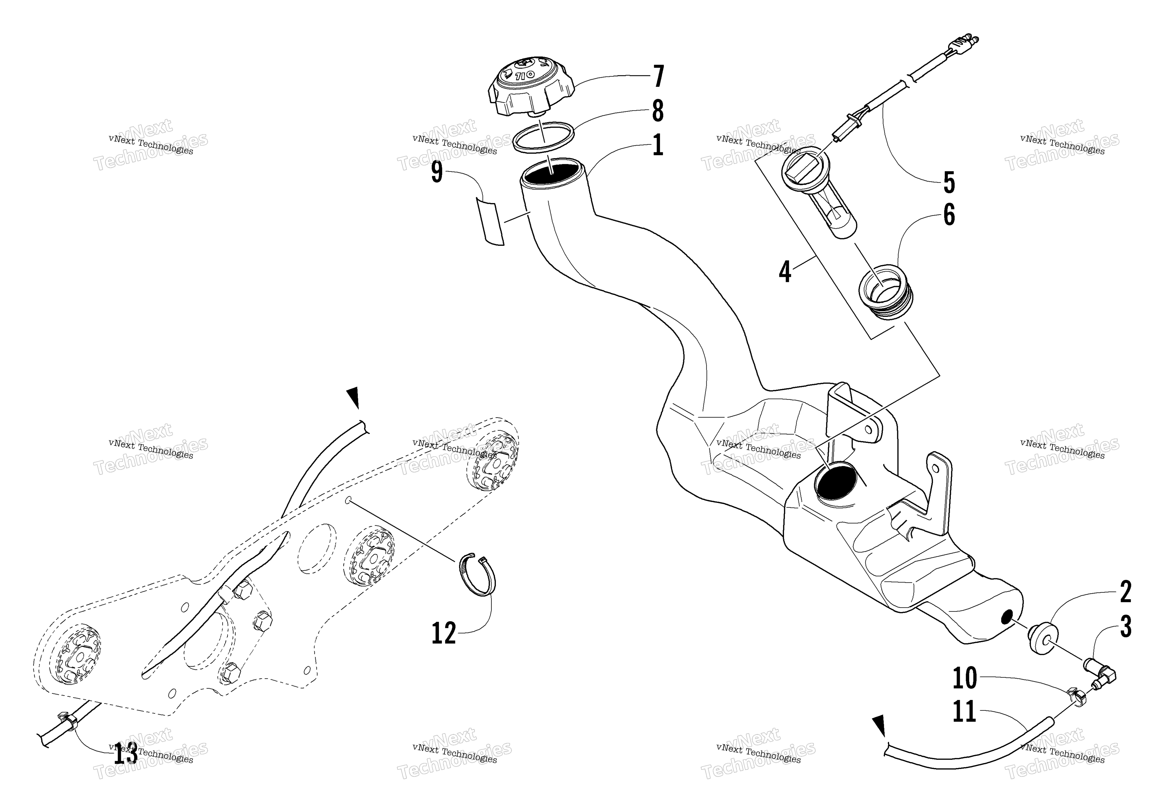 масляный Tank Assembly