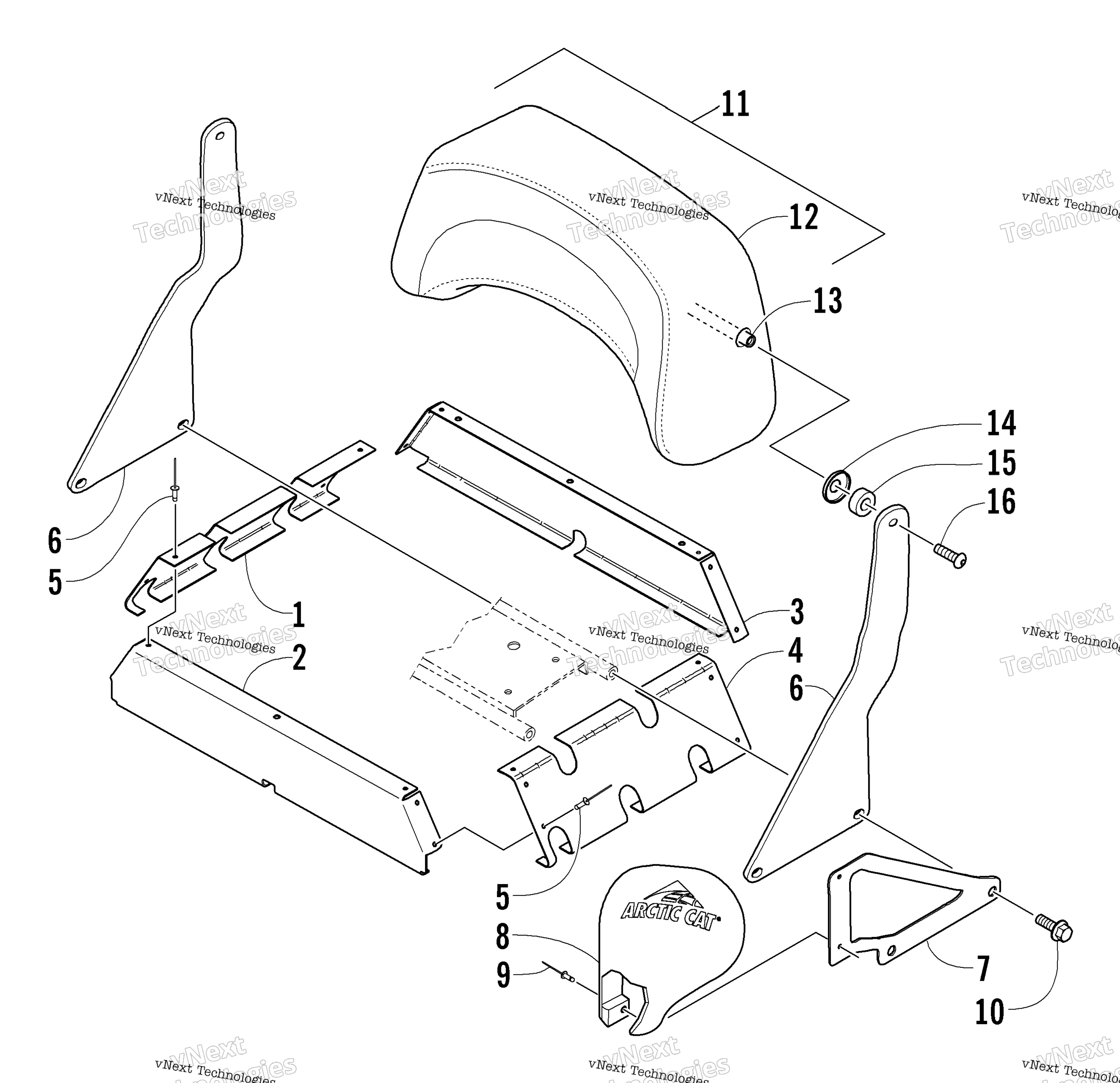 Backrest узел