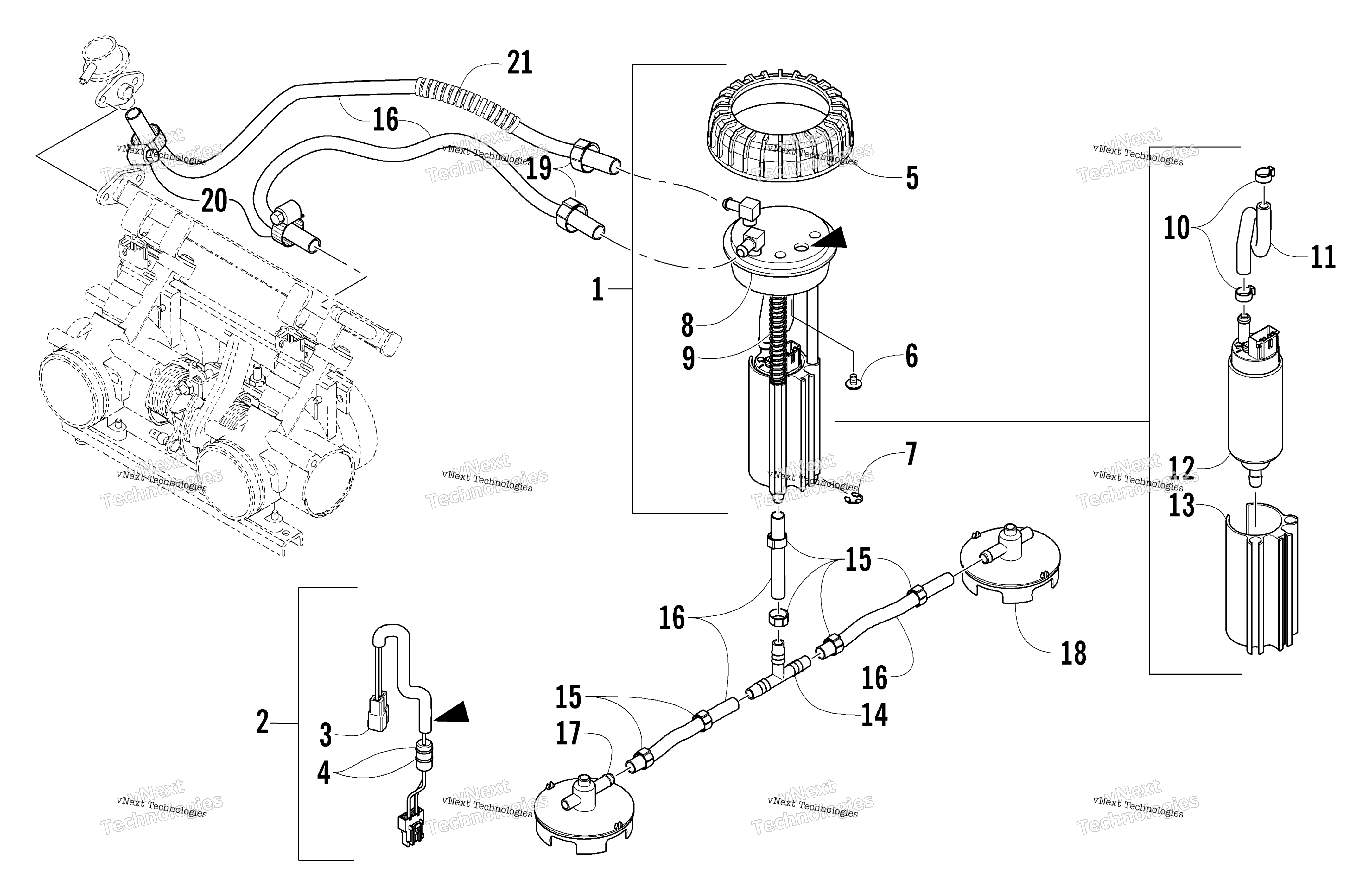 Топливная система Pump Assembly
