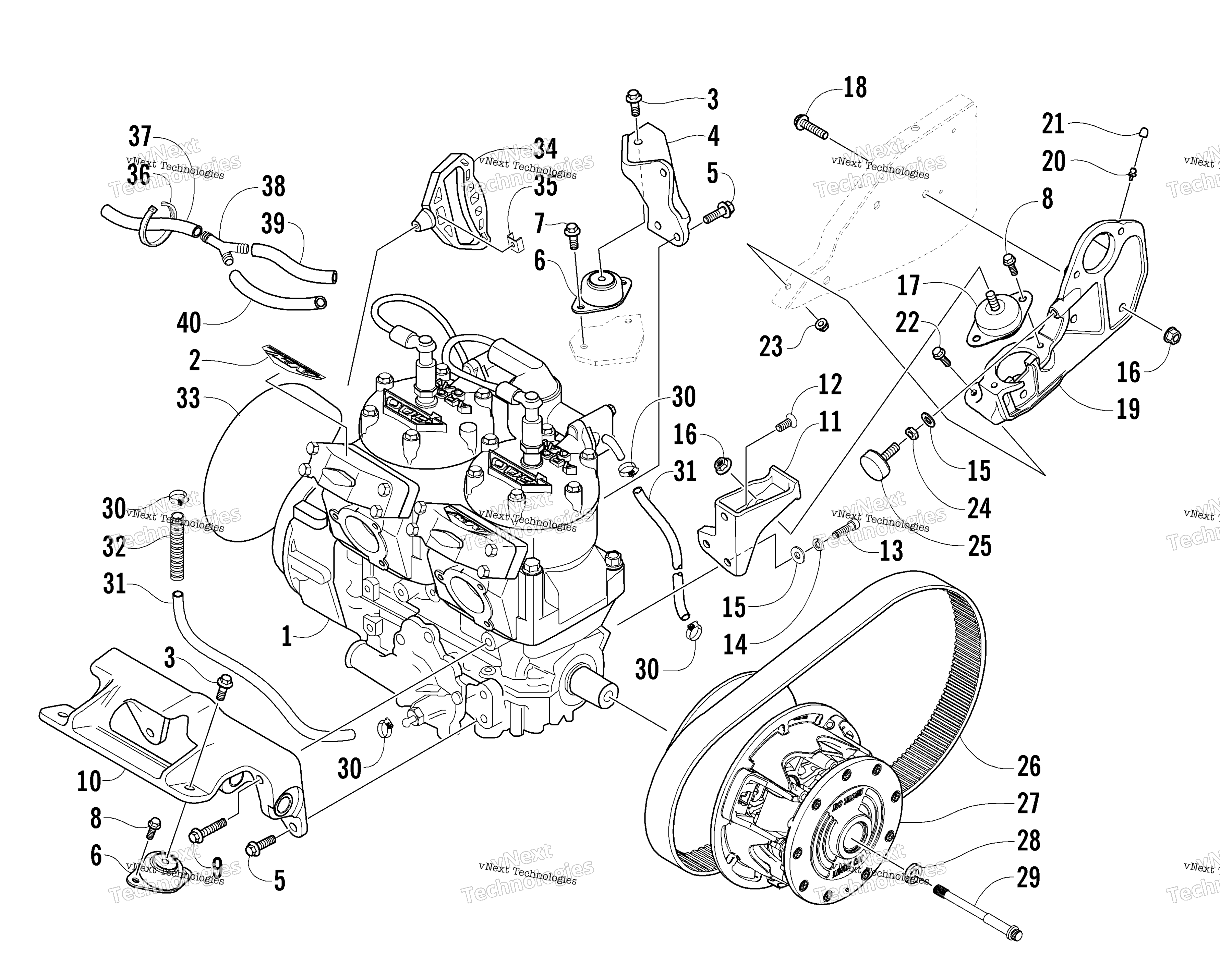 Двигатель And Related Parts