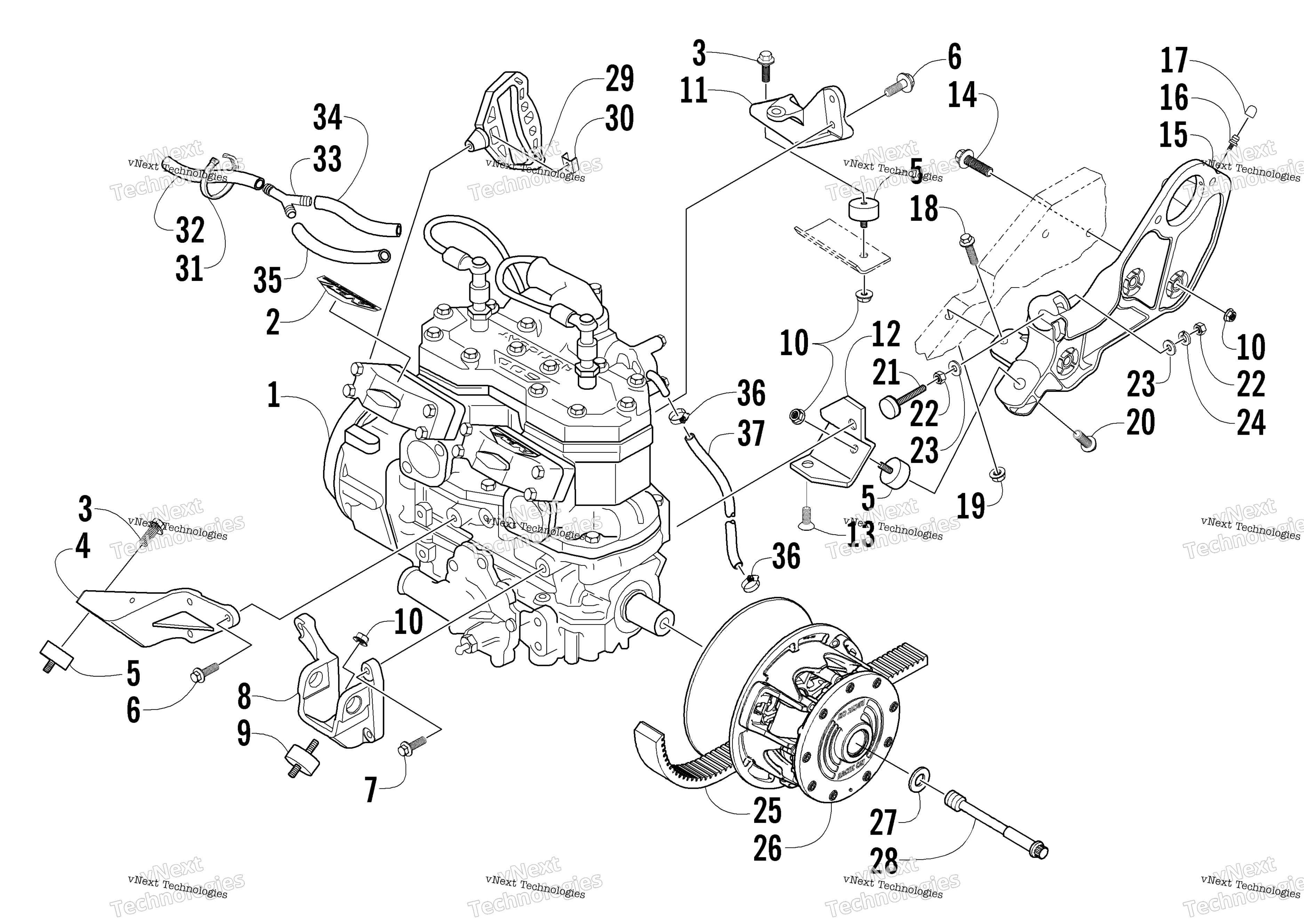 Двигатель And Related Parts