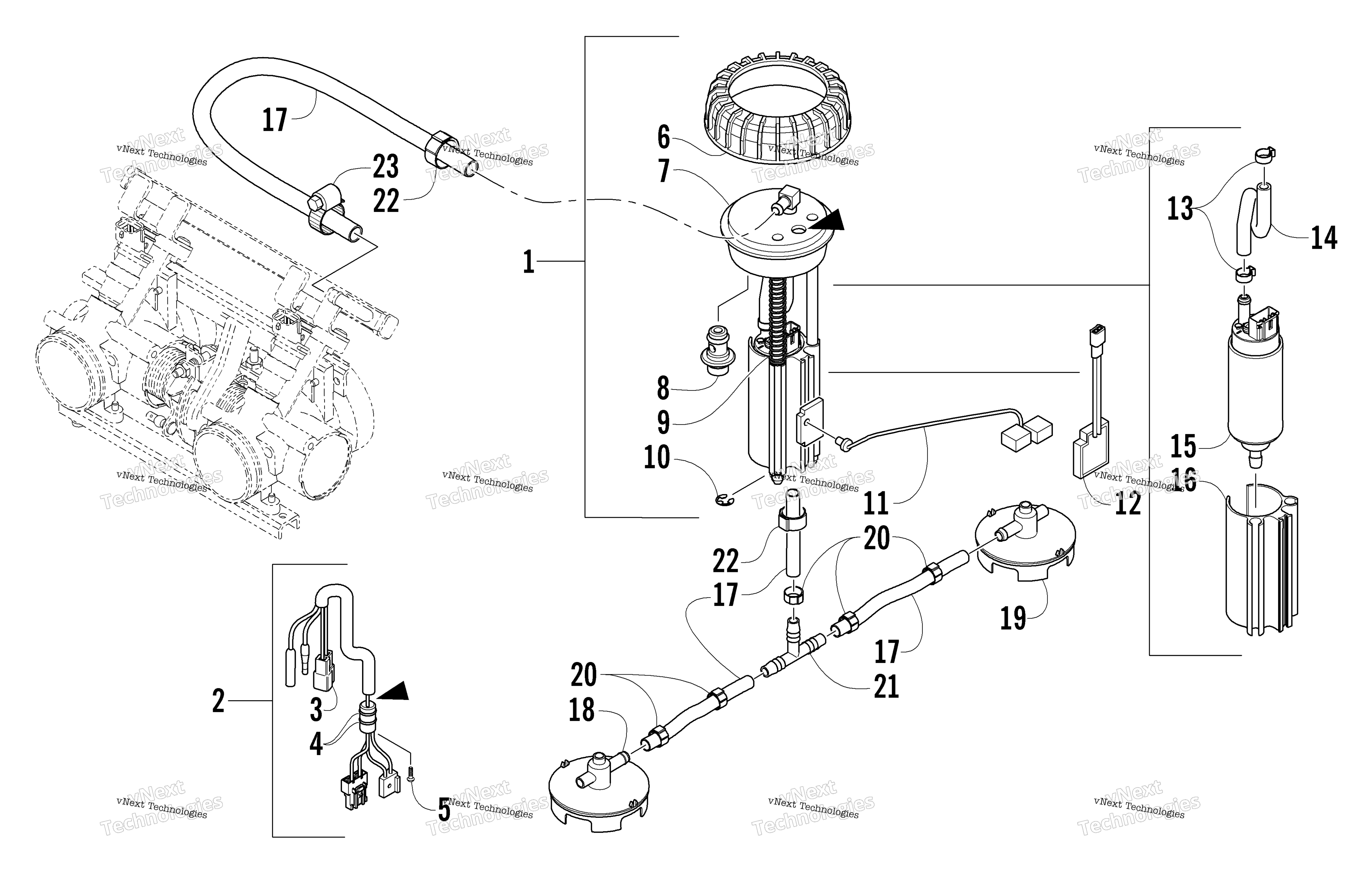 Топливная система Pump Assembly