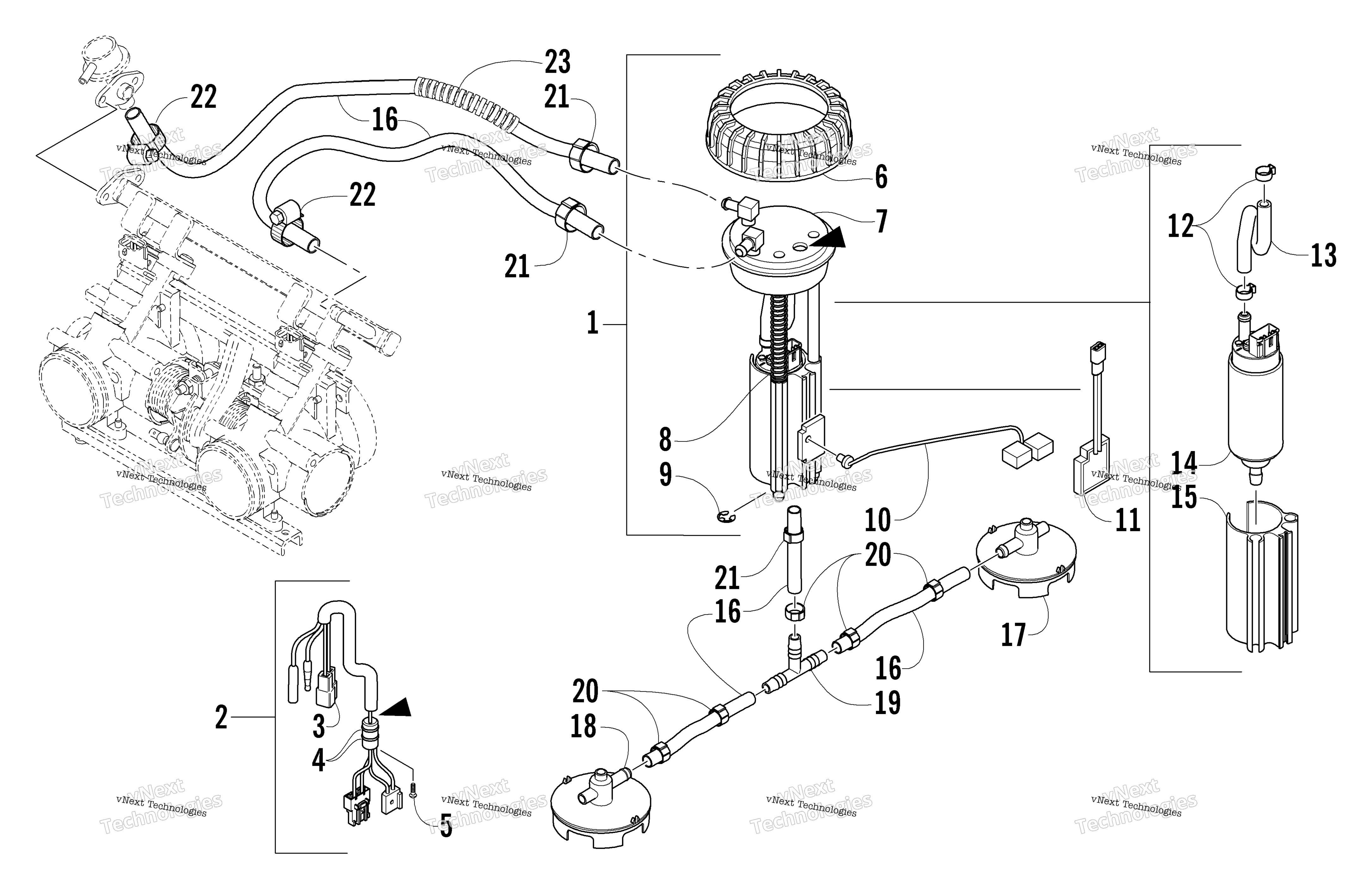 Топливная система Pump Assembly