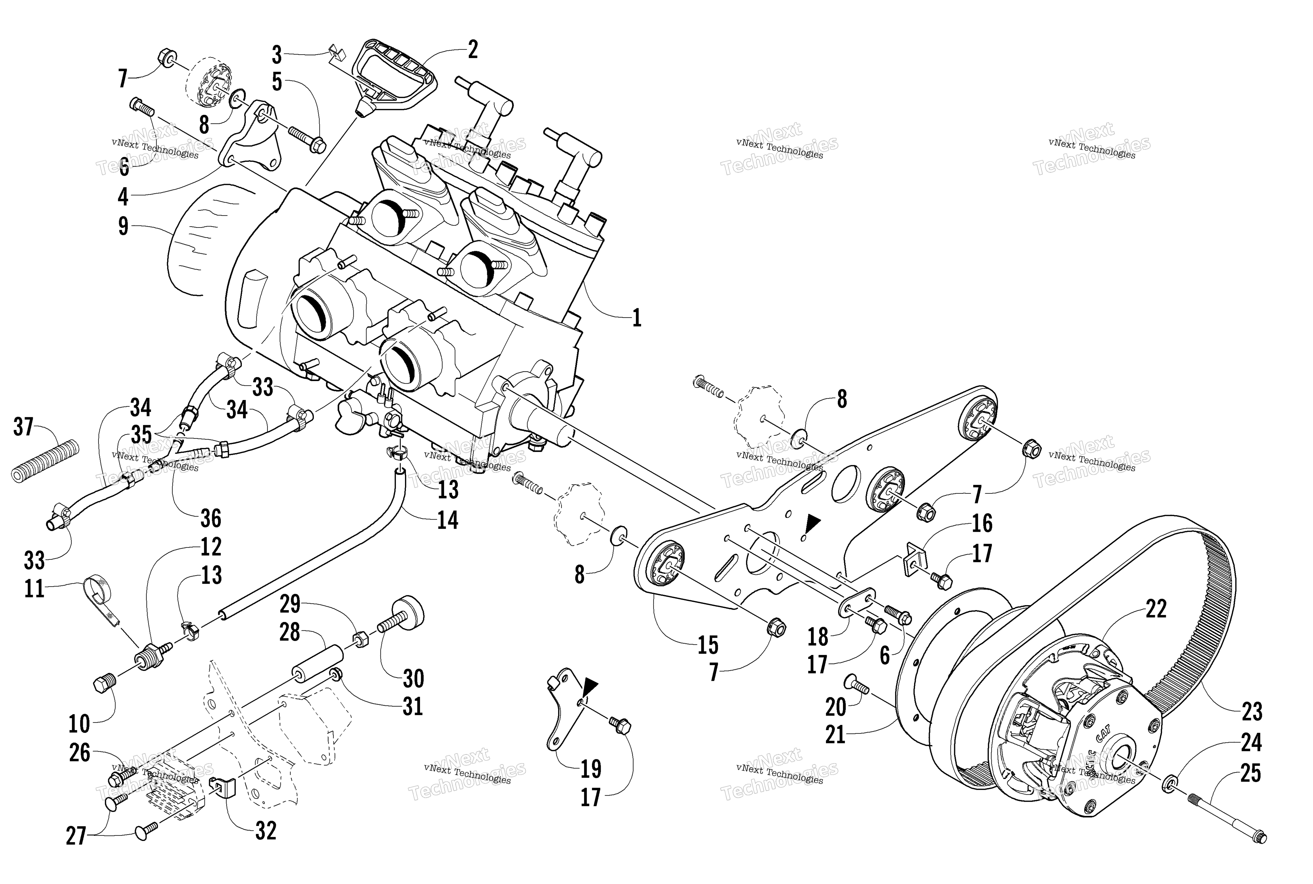 Двигатель And Related Parts