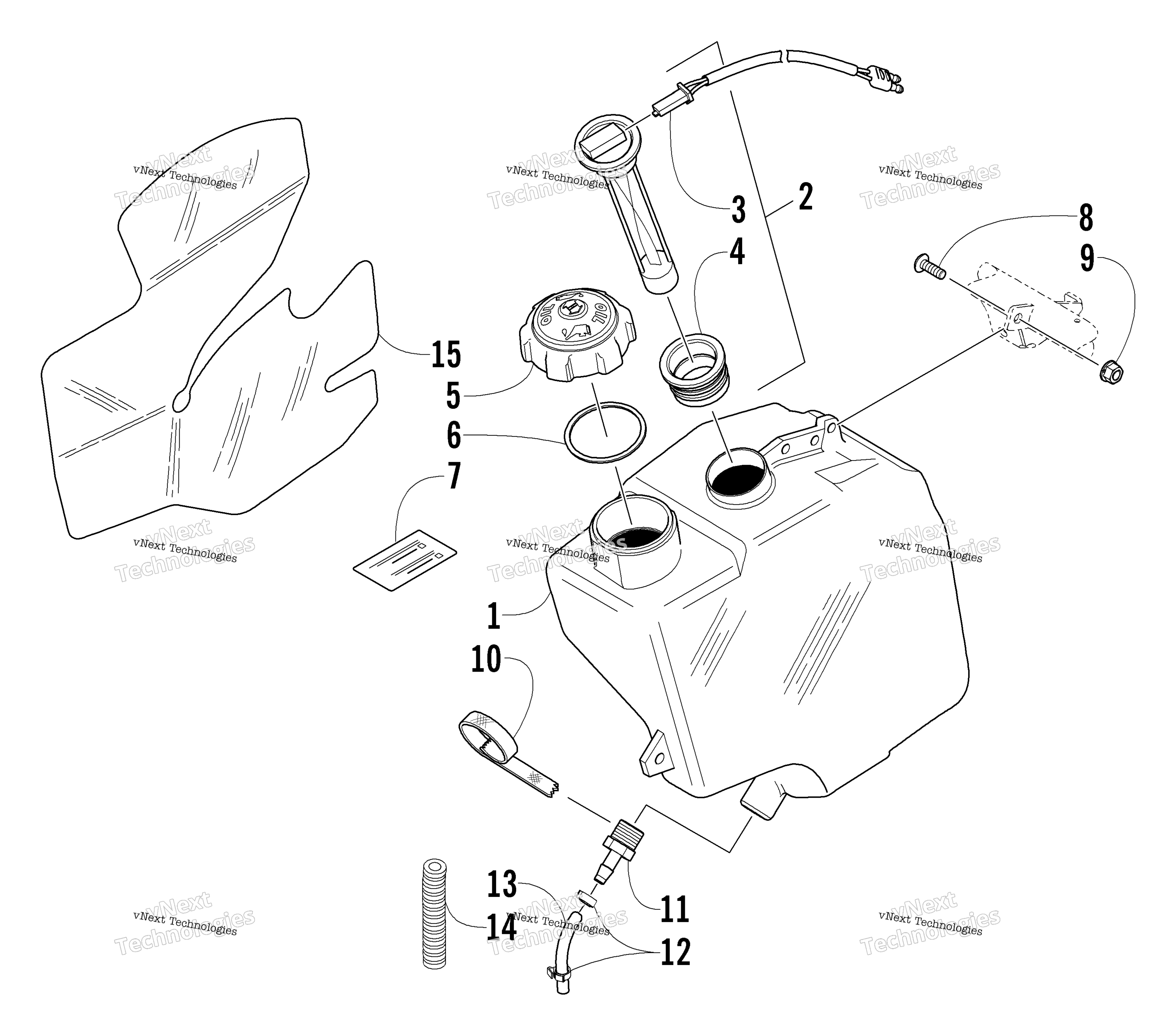 масляный Tank Assembly