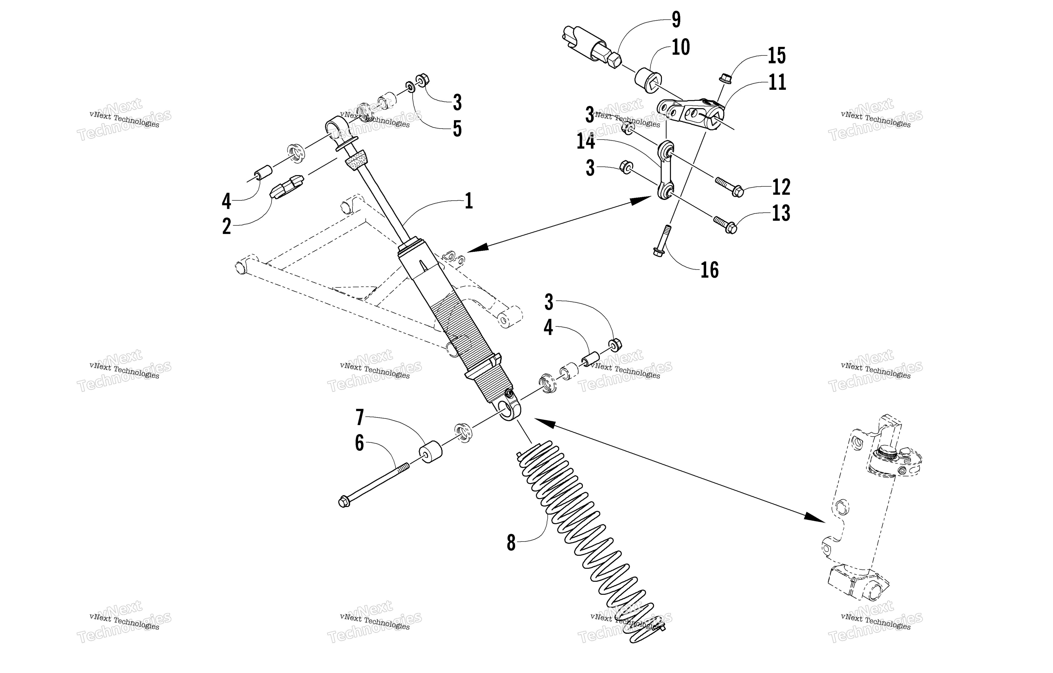 Амортизатор Absorber And Sway Bar Assembly