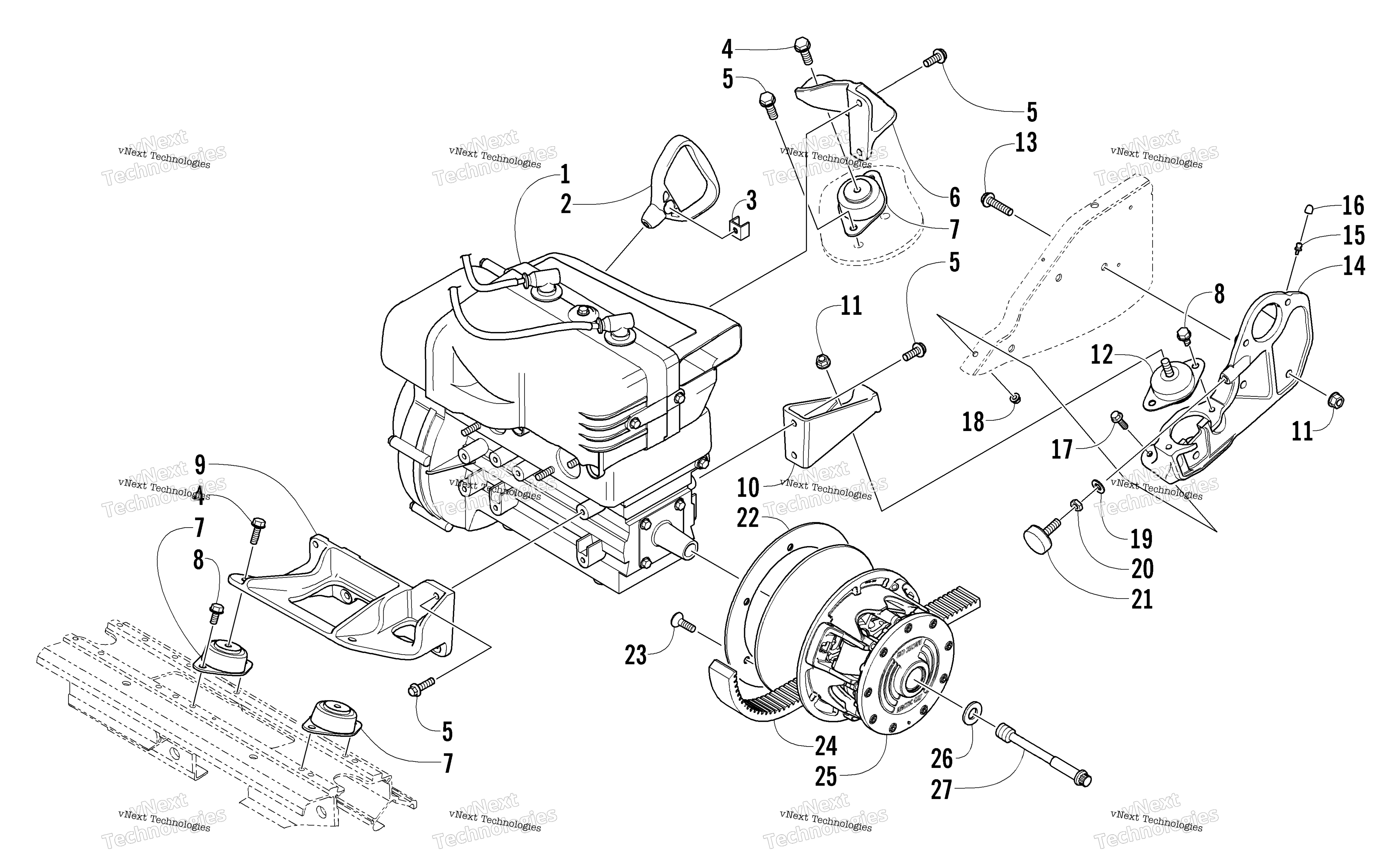 Двигатель And Related Parts