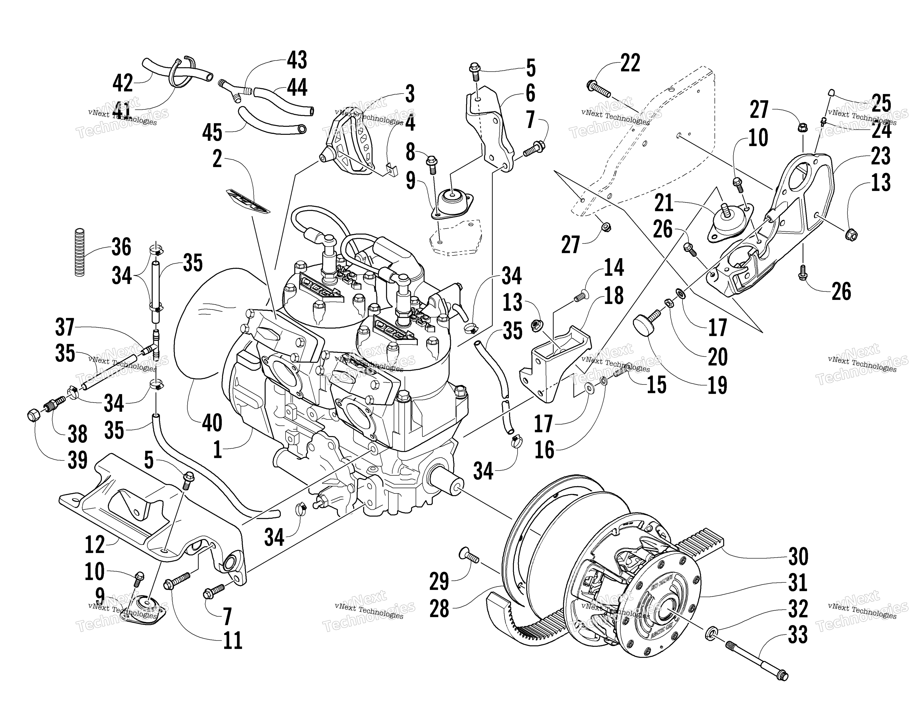 Двигатель And Related Parts