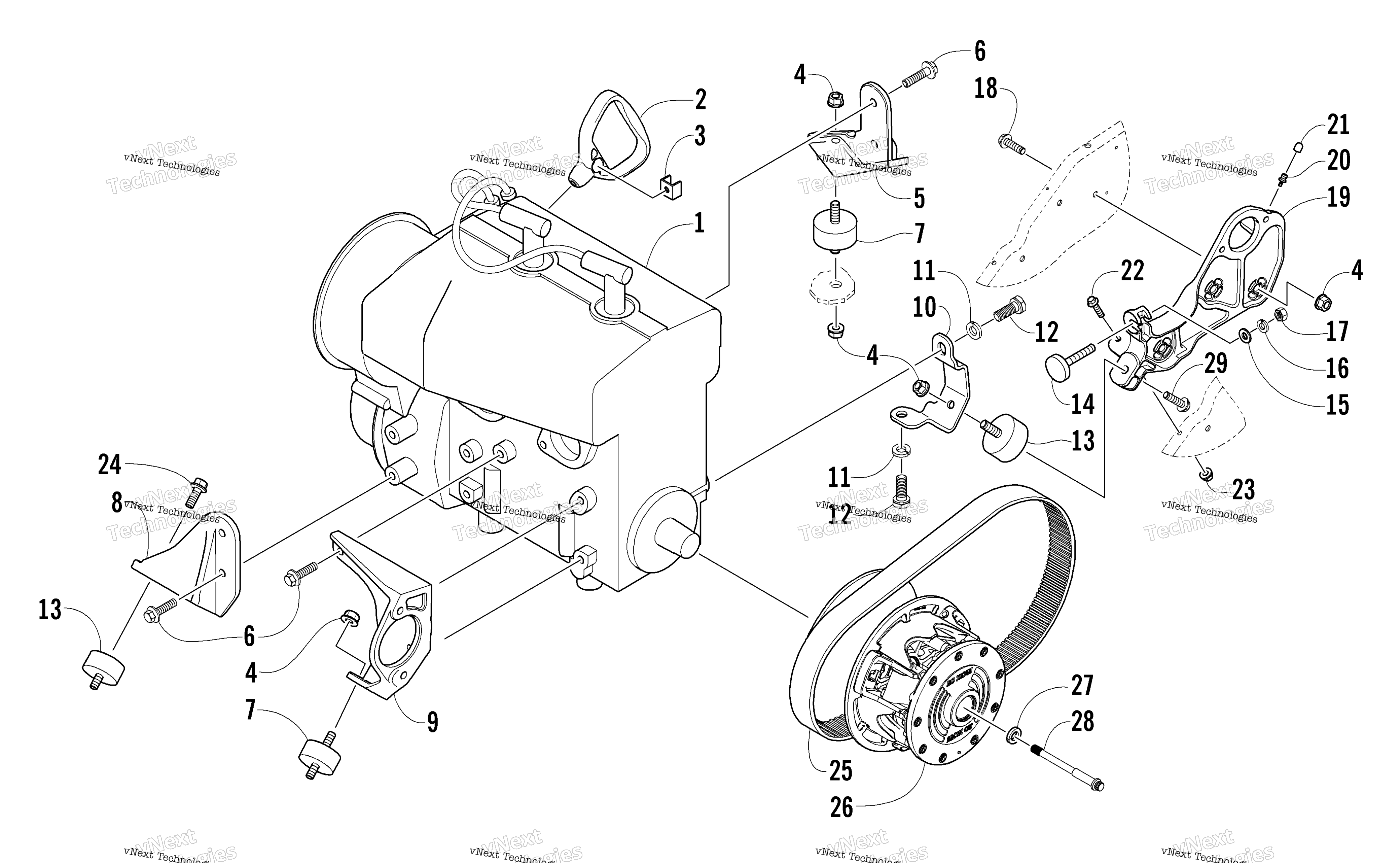 Двигатель And Related Parts