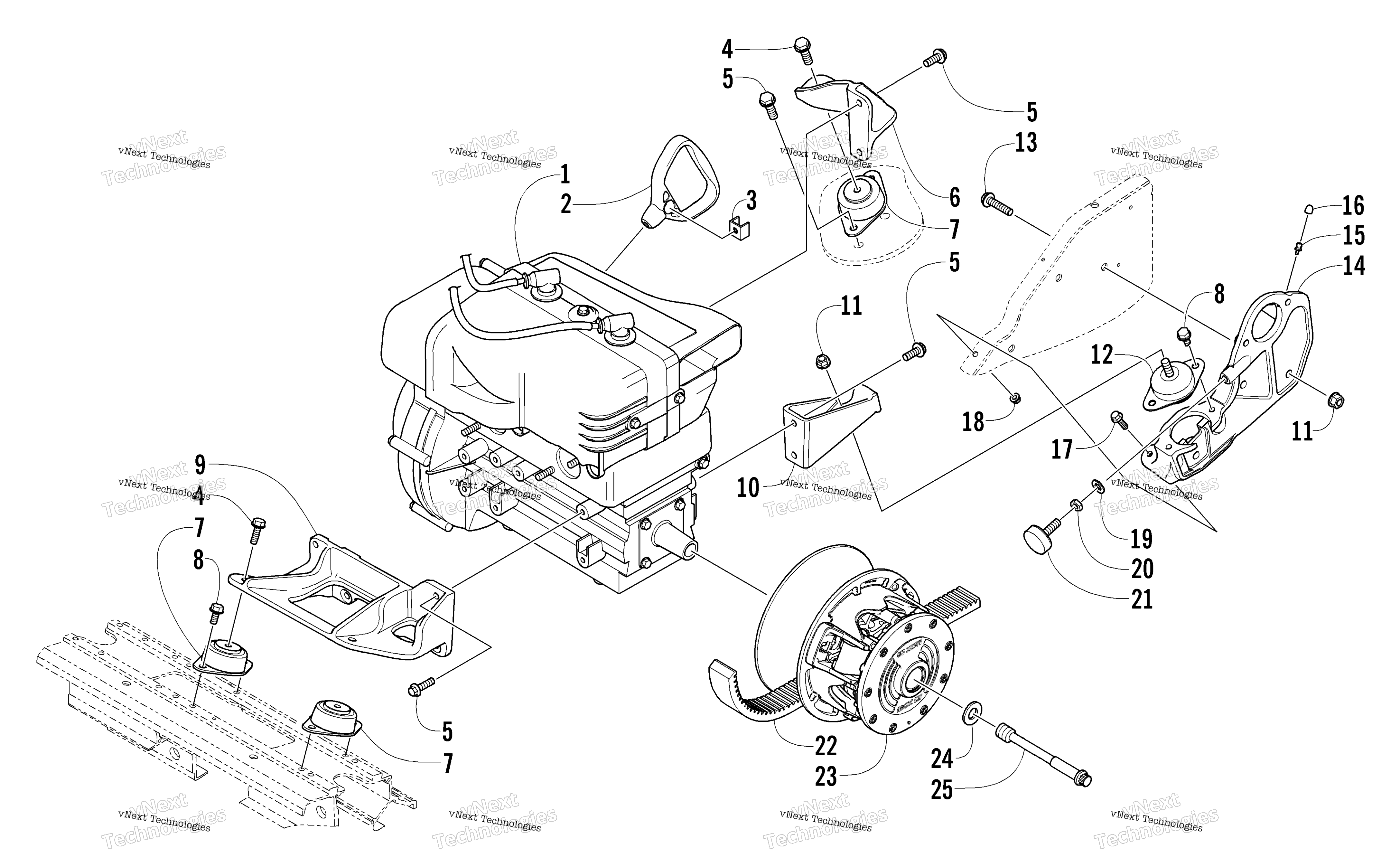 Двигатель And Related Parts