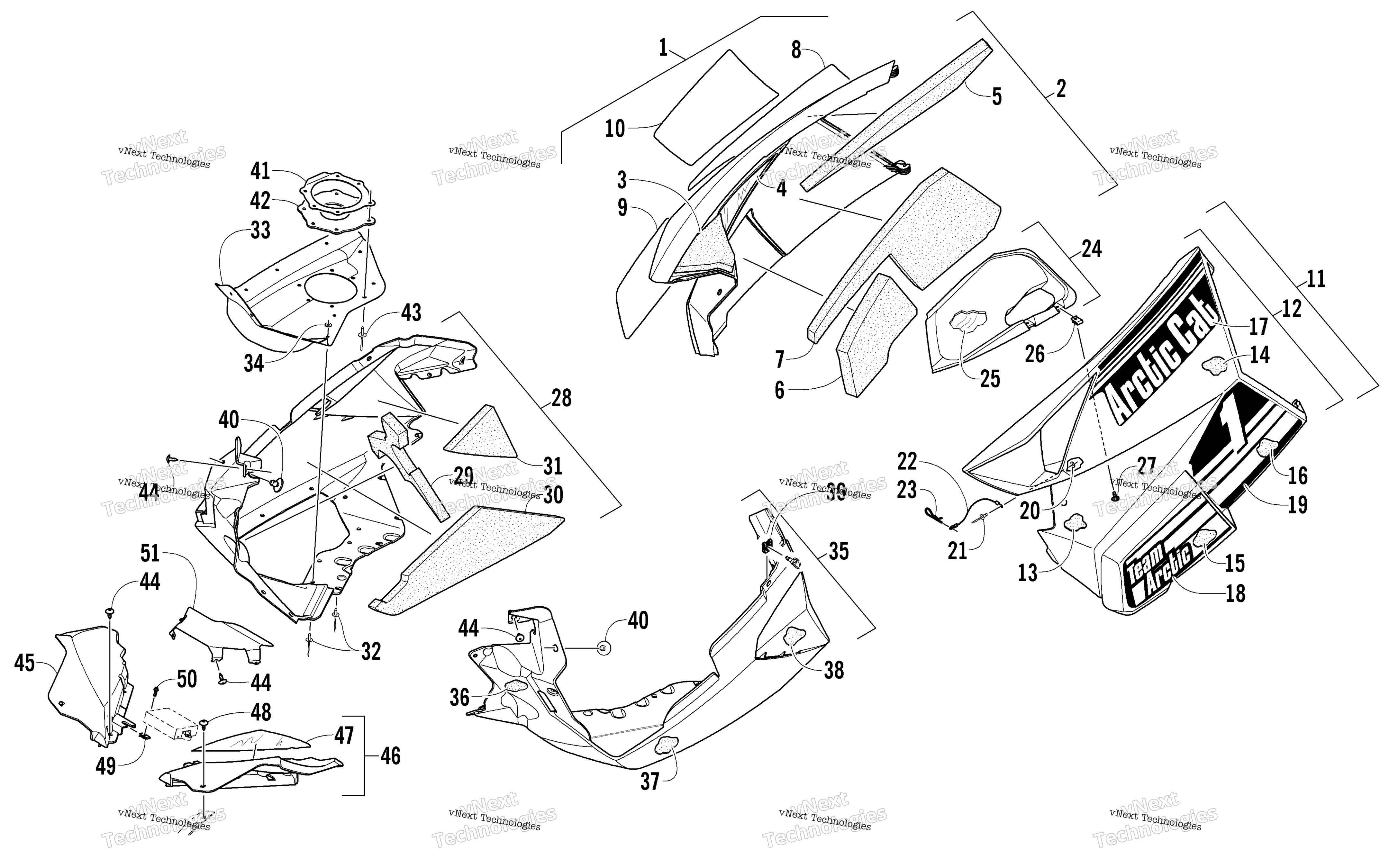 Skid Plate и Side панель узел