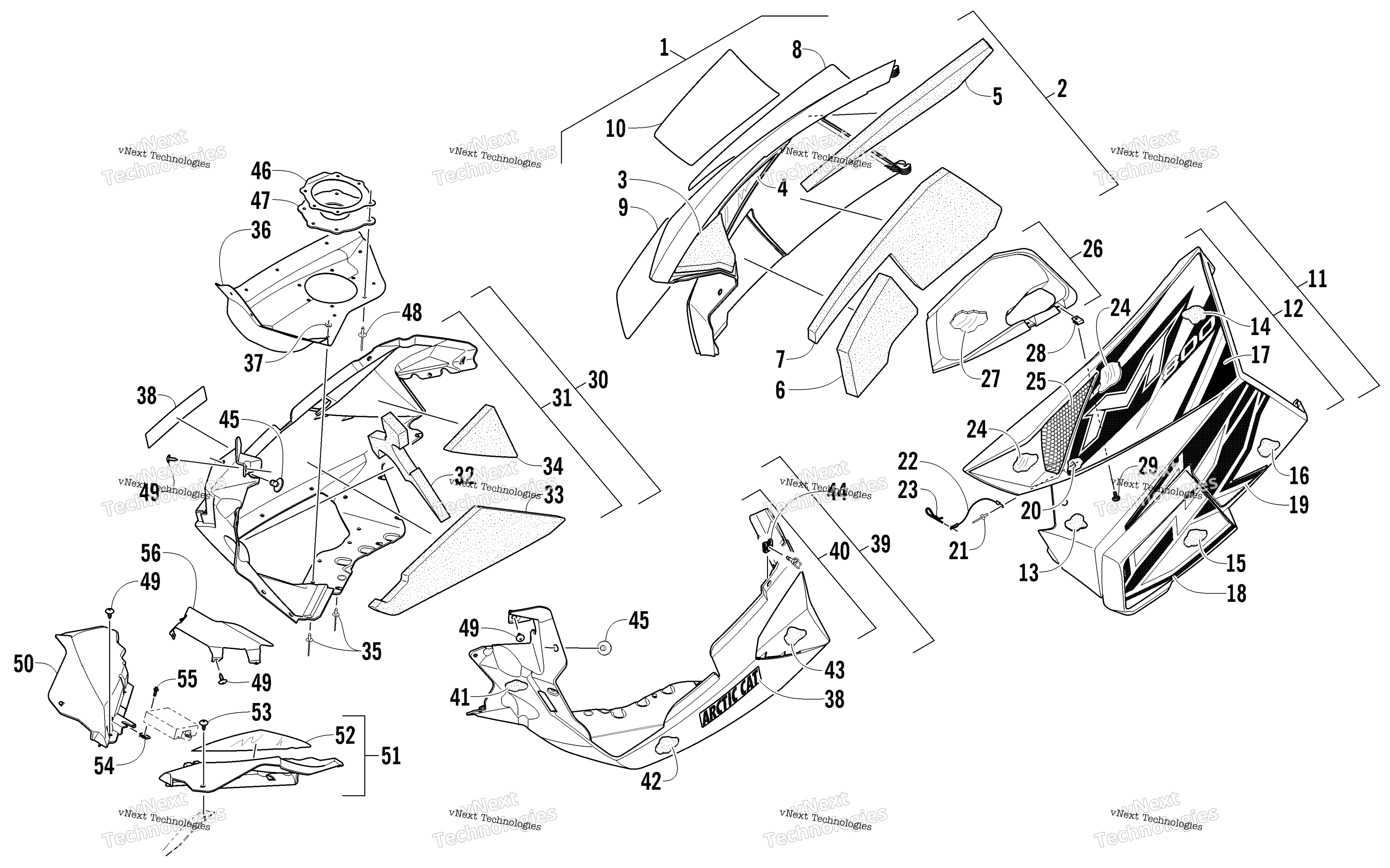 Skid Plate и Side панель узел
