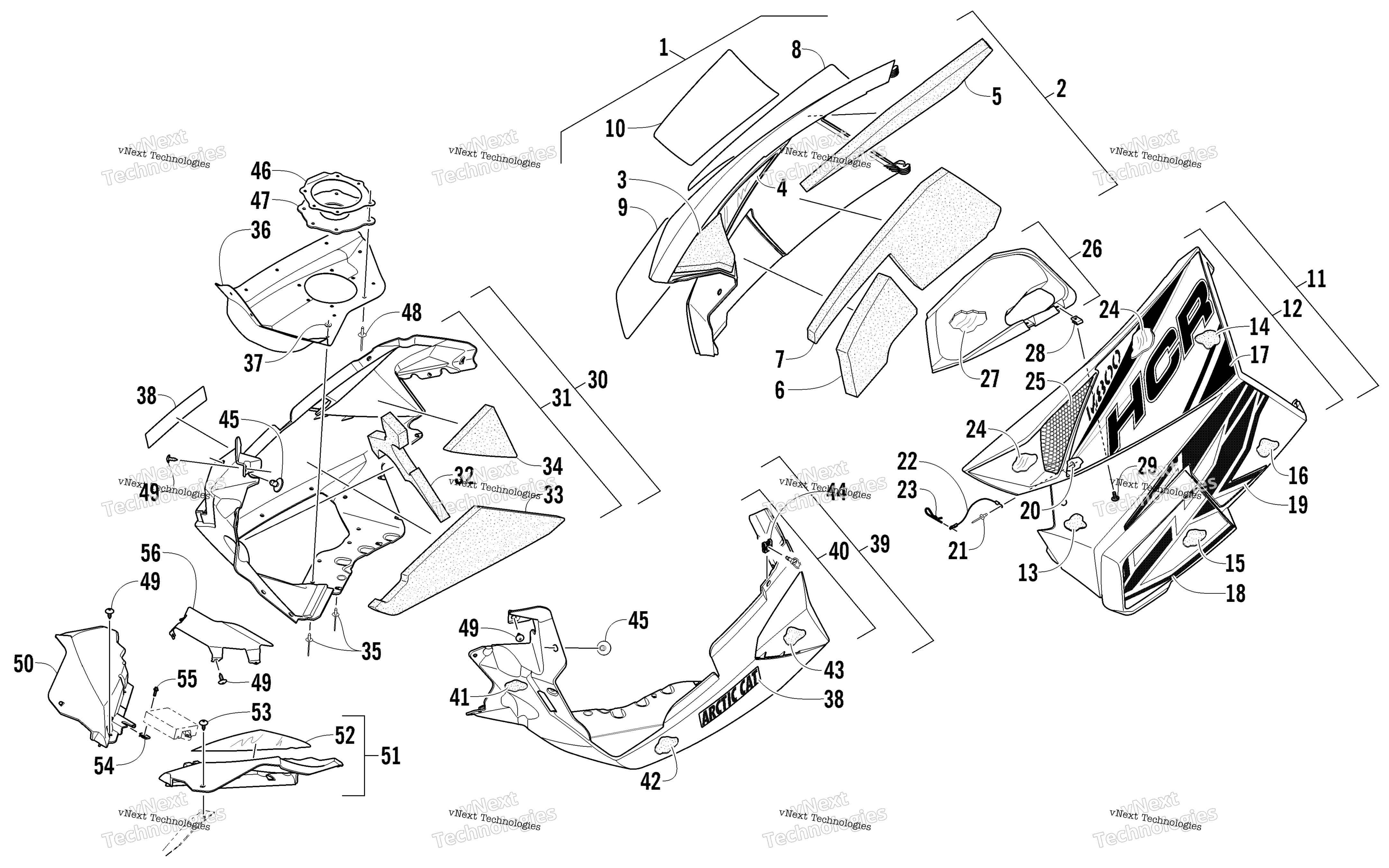 Skid Plate и Side панель узел