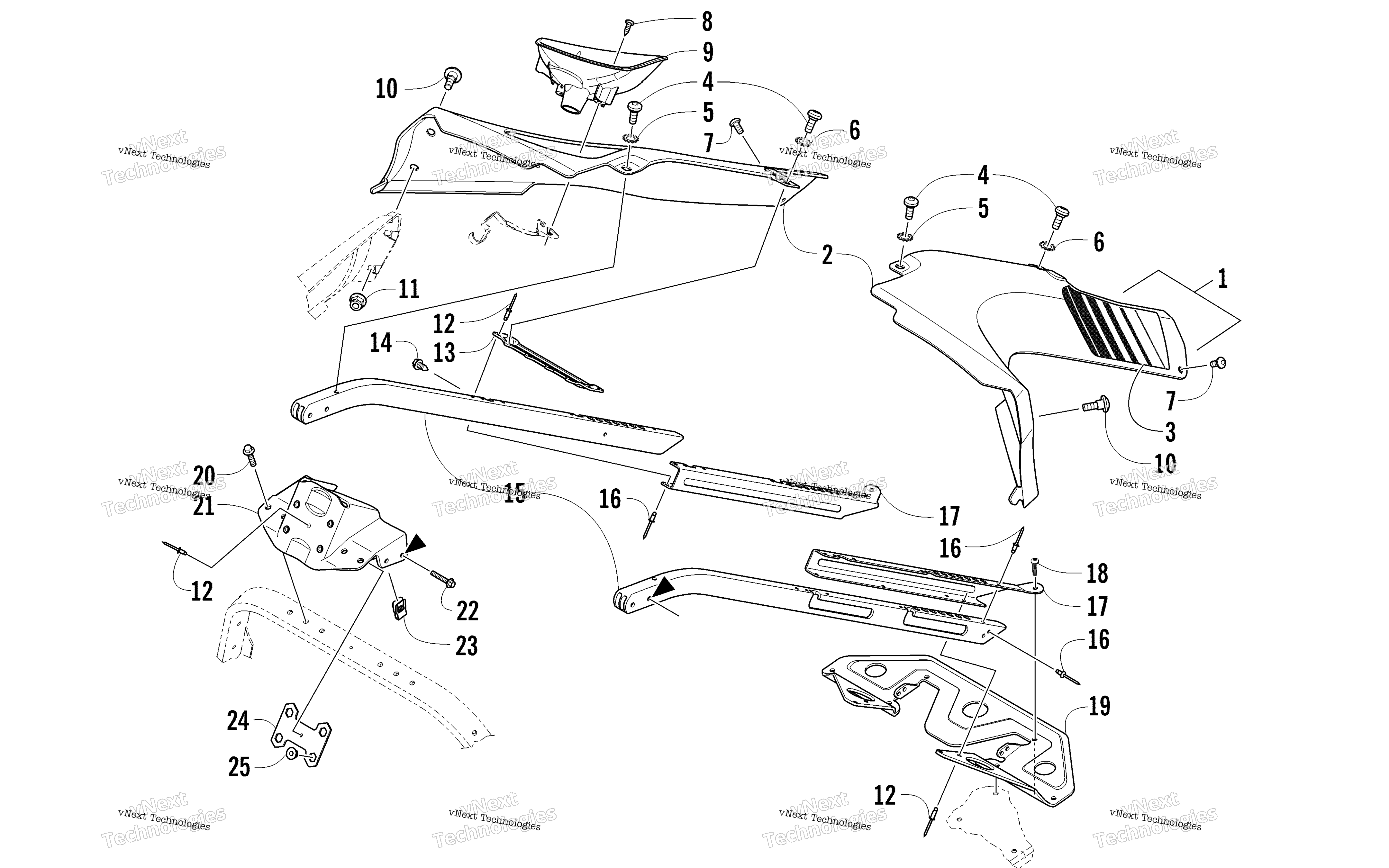 Сиденье Support Assembly