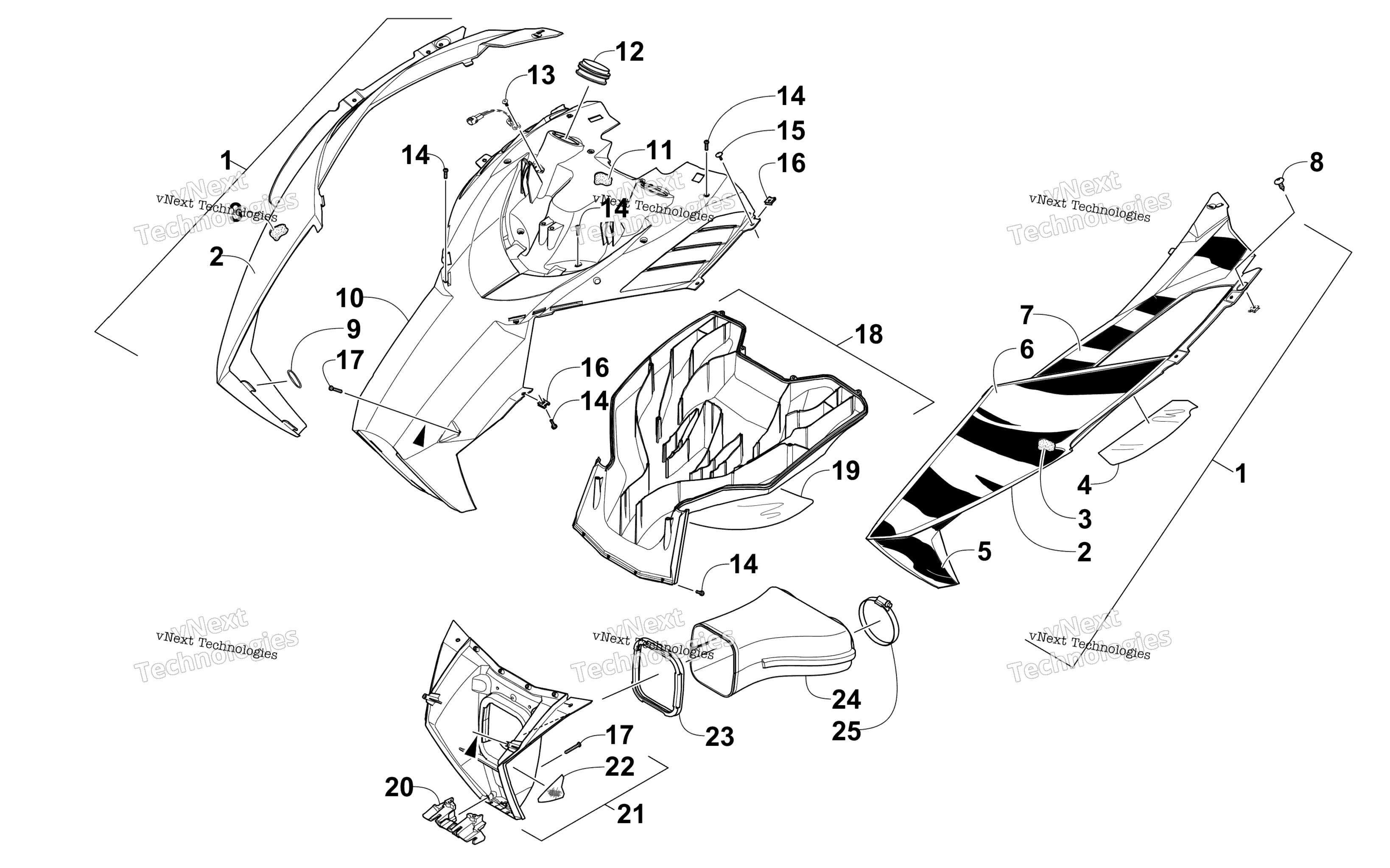 Капот And Air Intake Assembly