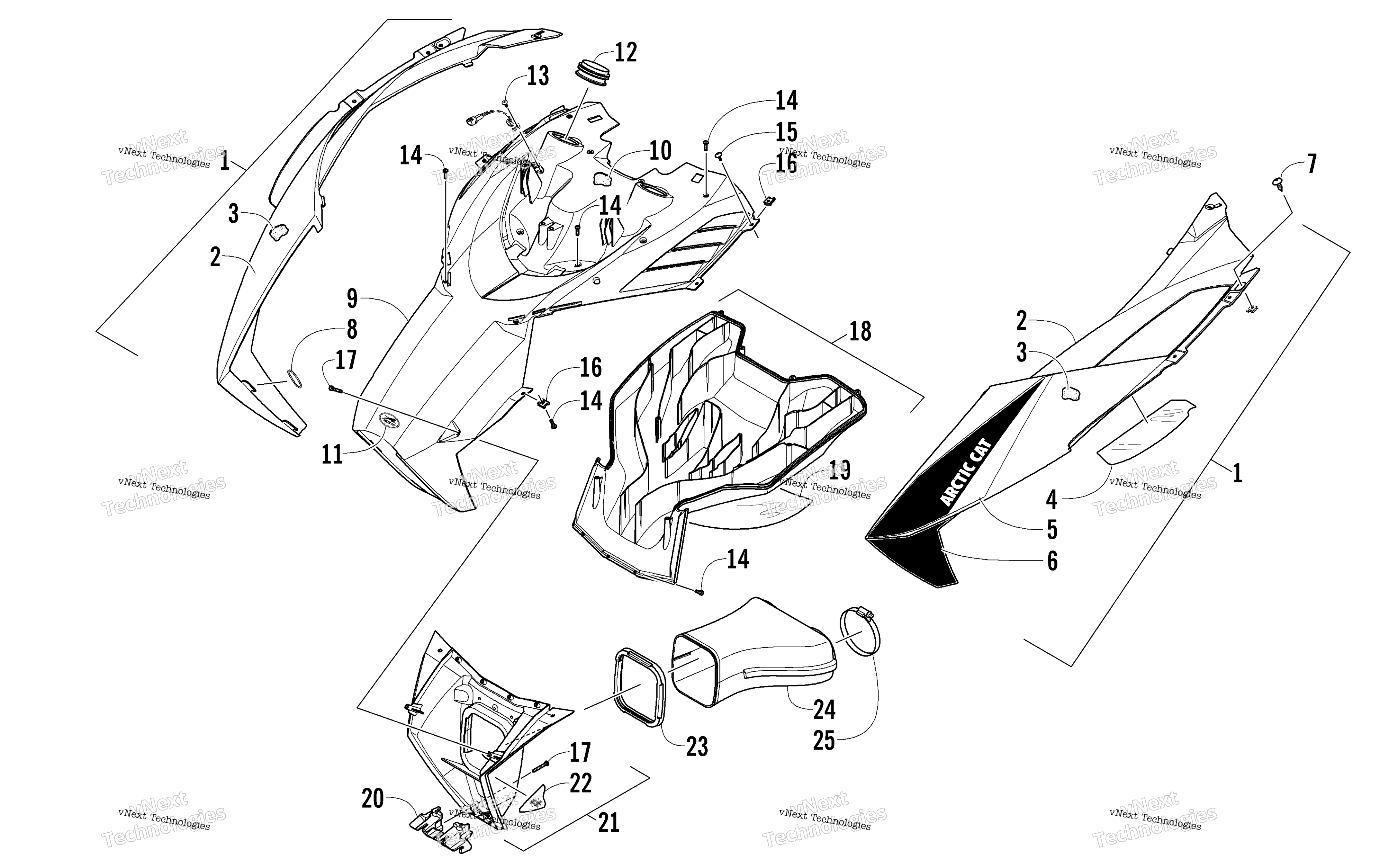 Капот And Air Intake Assembly