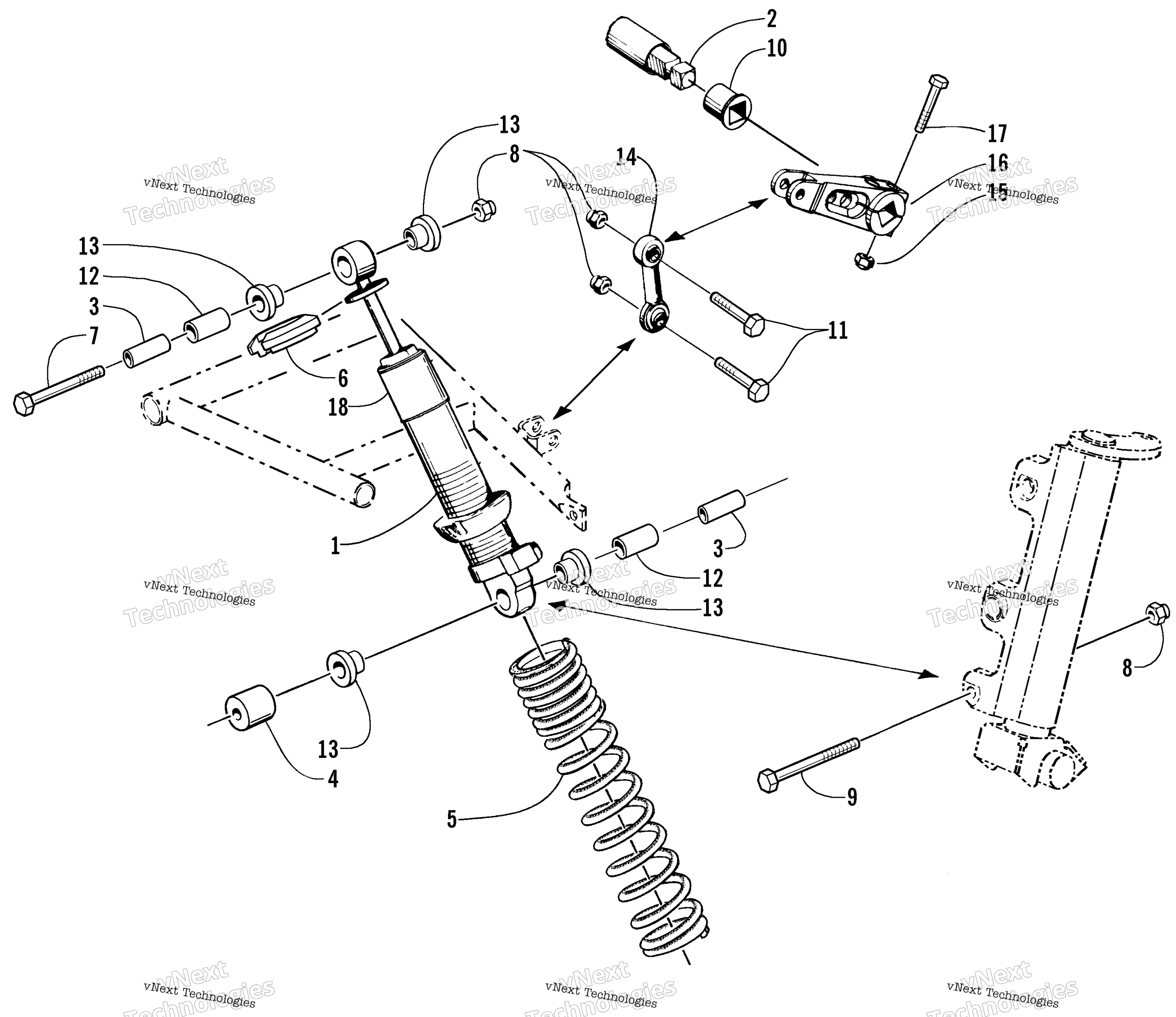 Амортизатор Absorber And Sway Bar Assembly