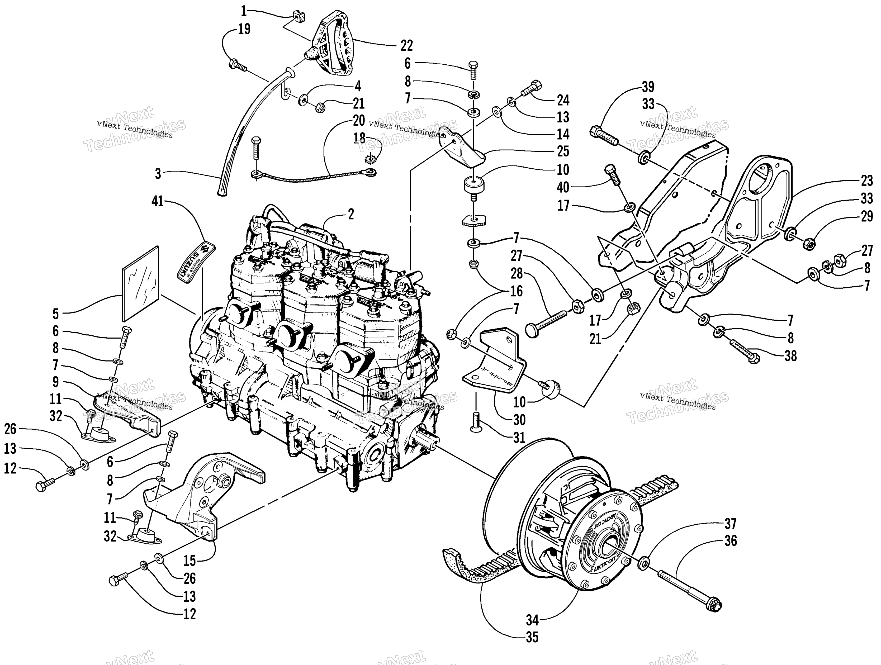 Двигатель And Related Parts