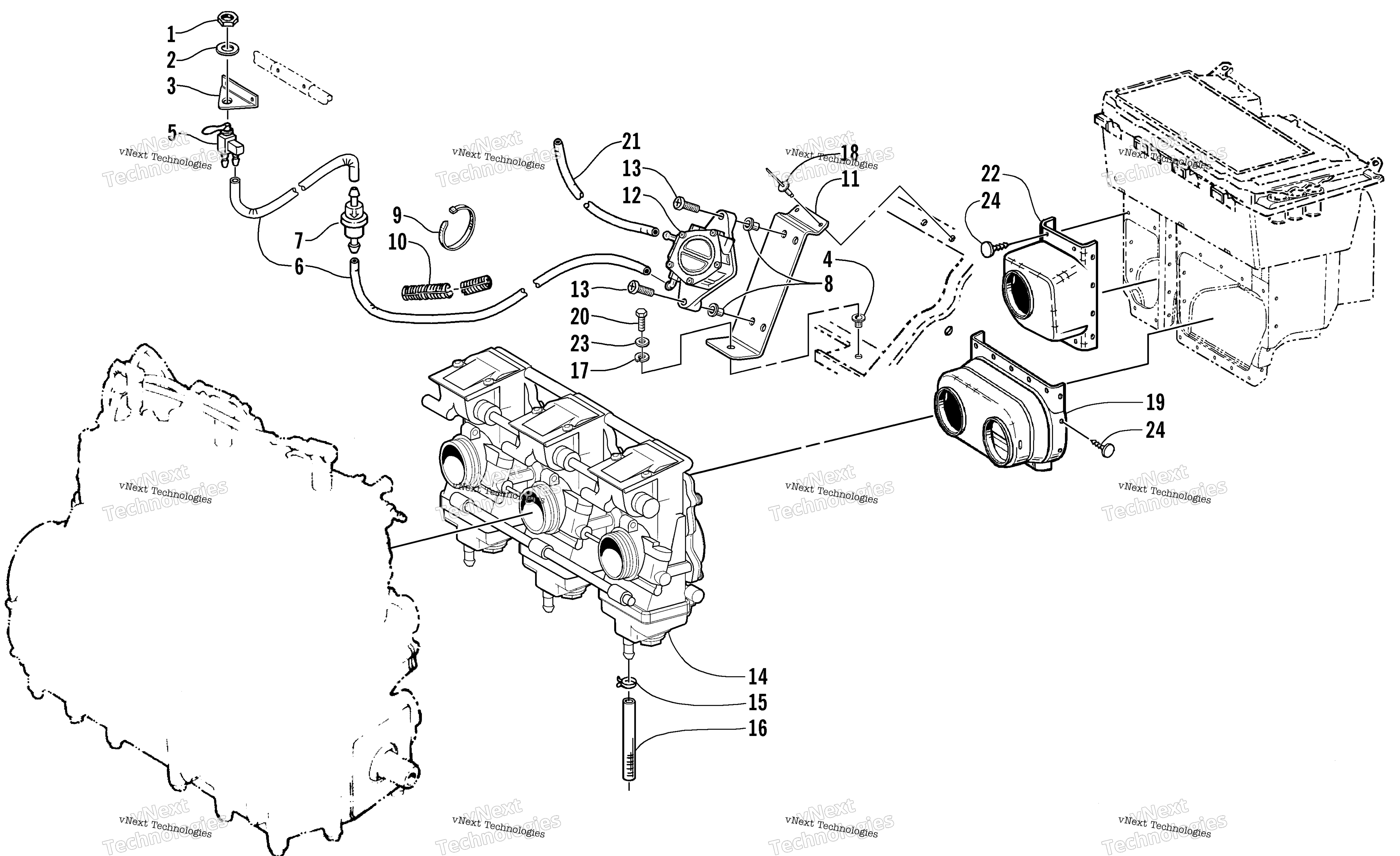 Карбюратор And Fuel Pump Assembly