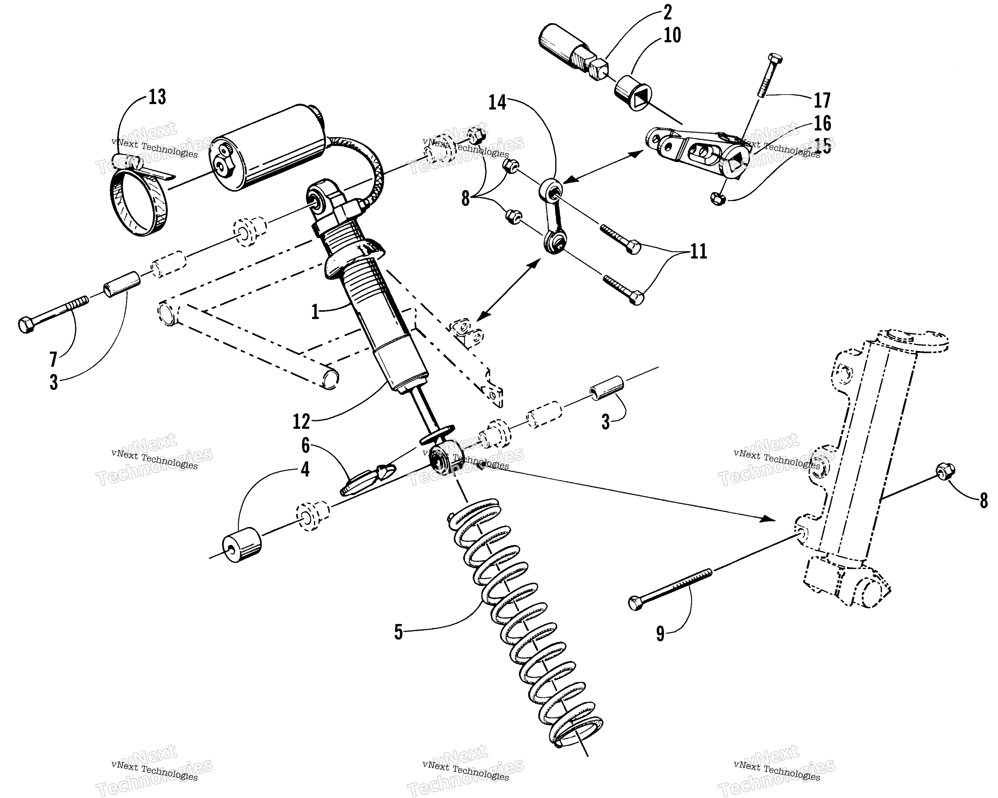 Амортизатор Absorber And Sway Bar Assembly (Le-C)