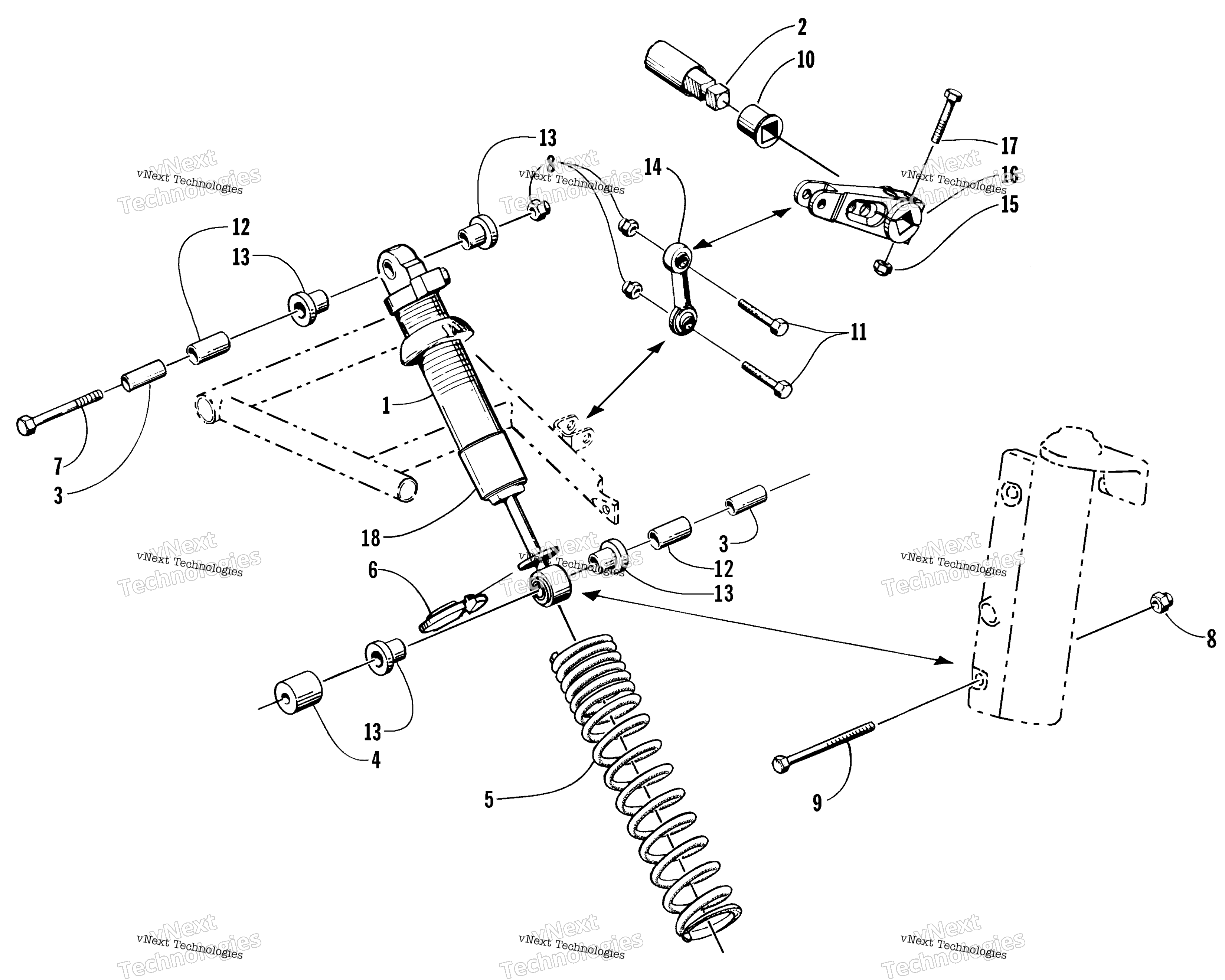 Амортизатор Absorber And Sway Bar Assembly