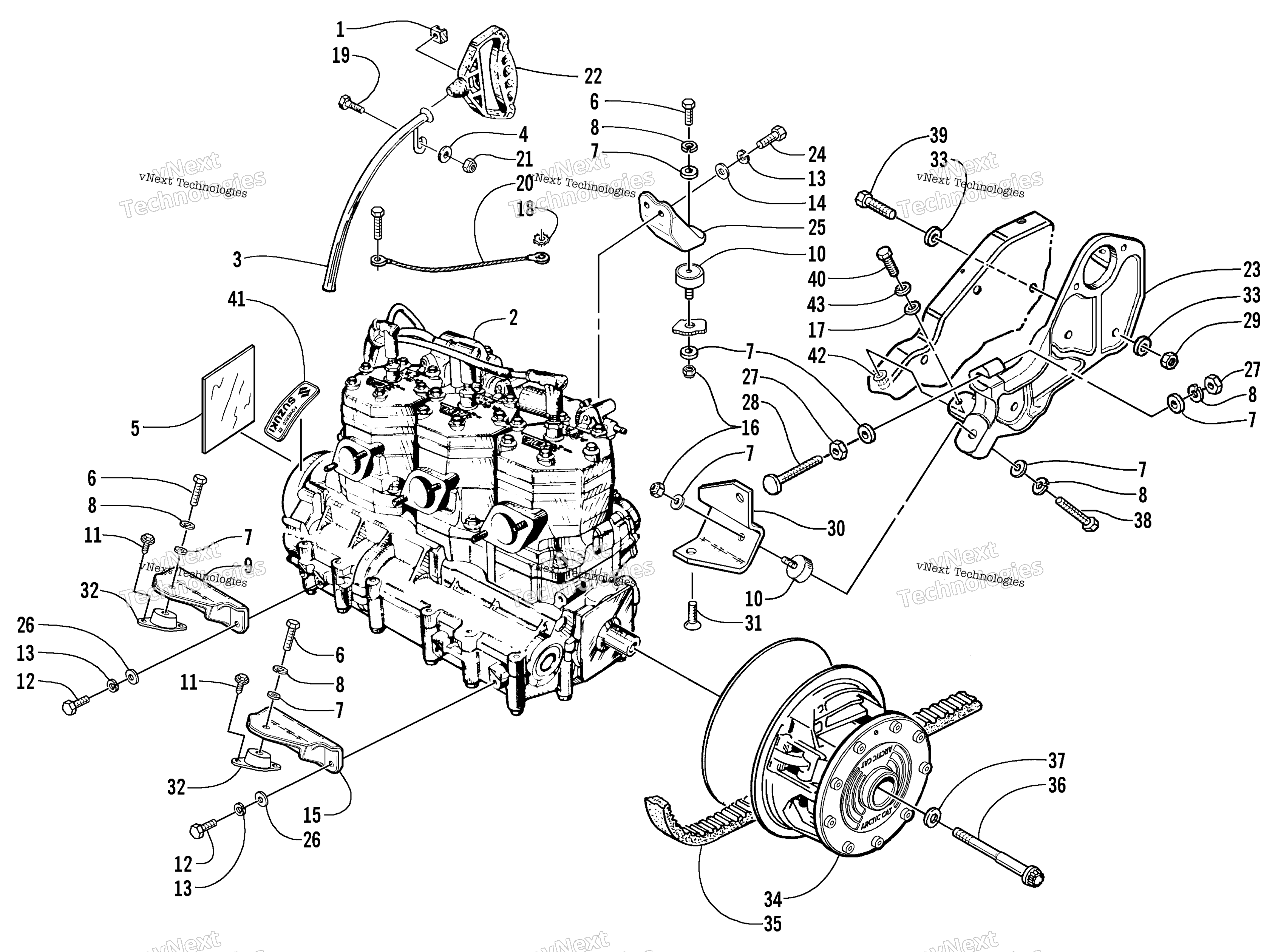 Двигатель And Related Parts (Mc)