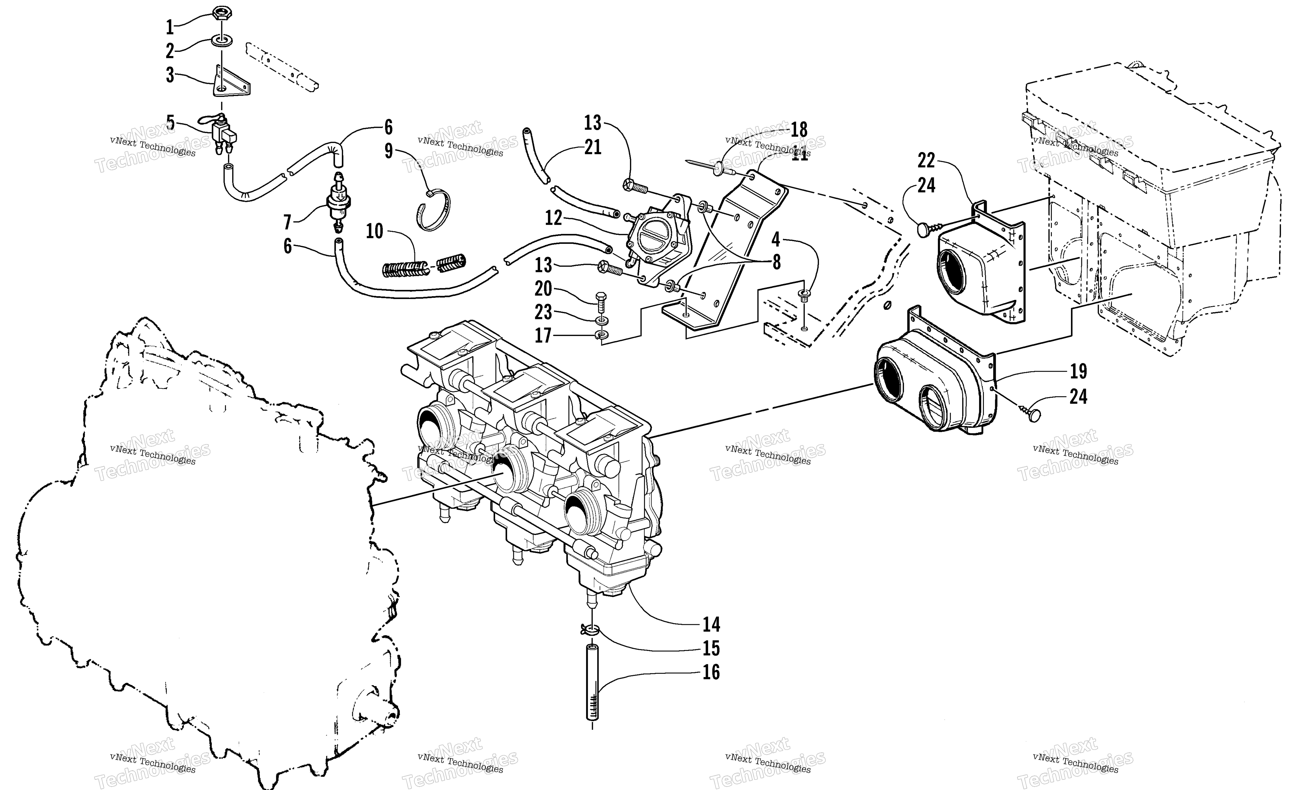 Карбюратор And Fuel Pump Assembly