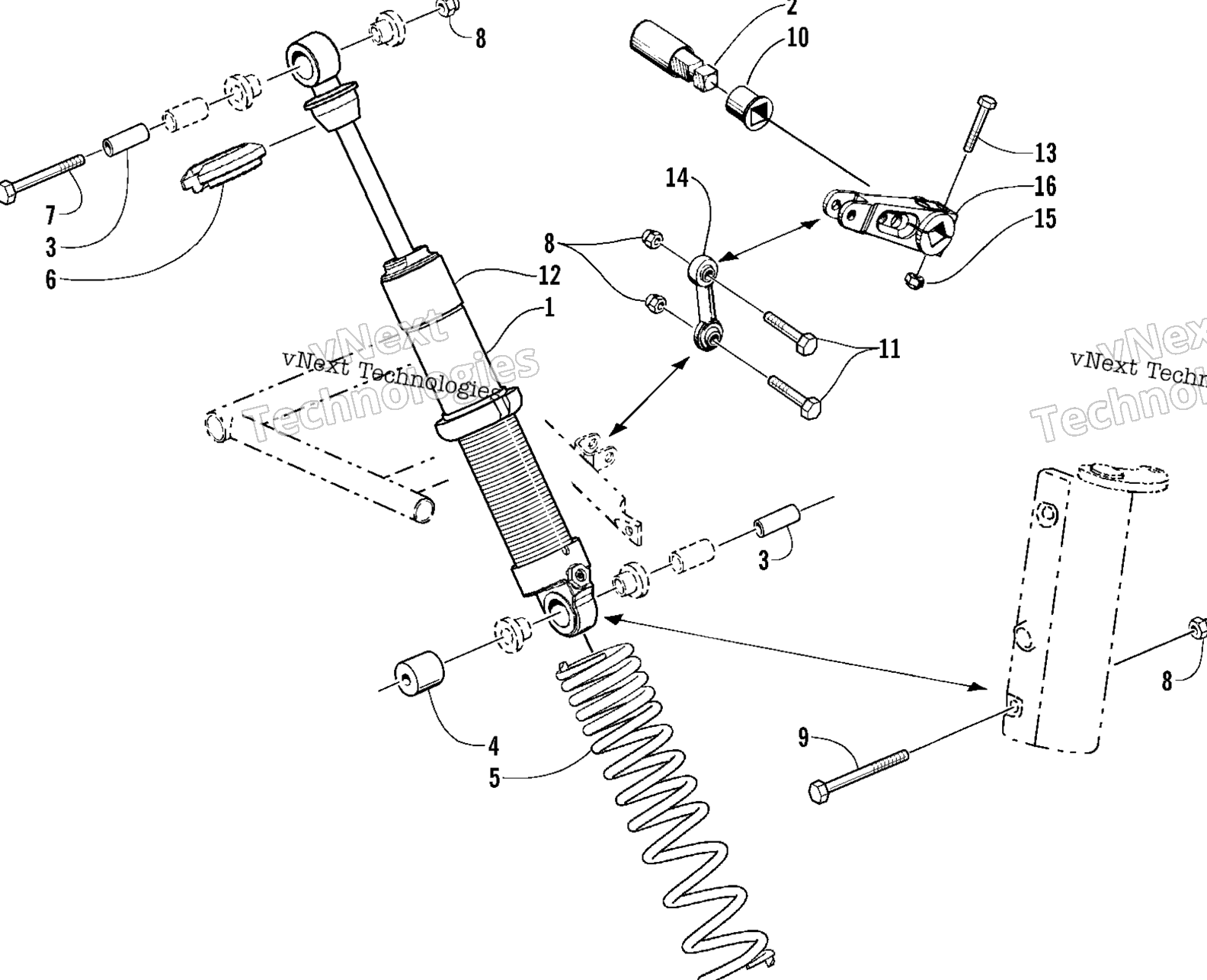 Амортизатор Absorber And Sway Bar Assembly