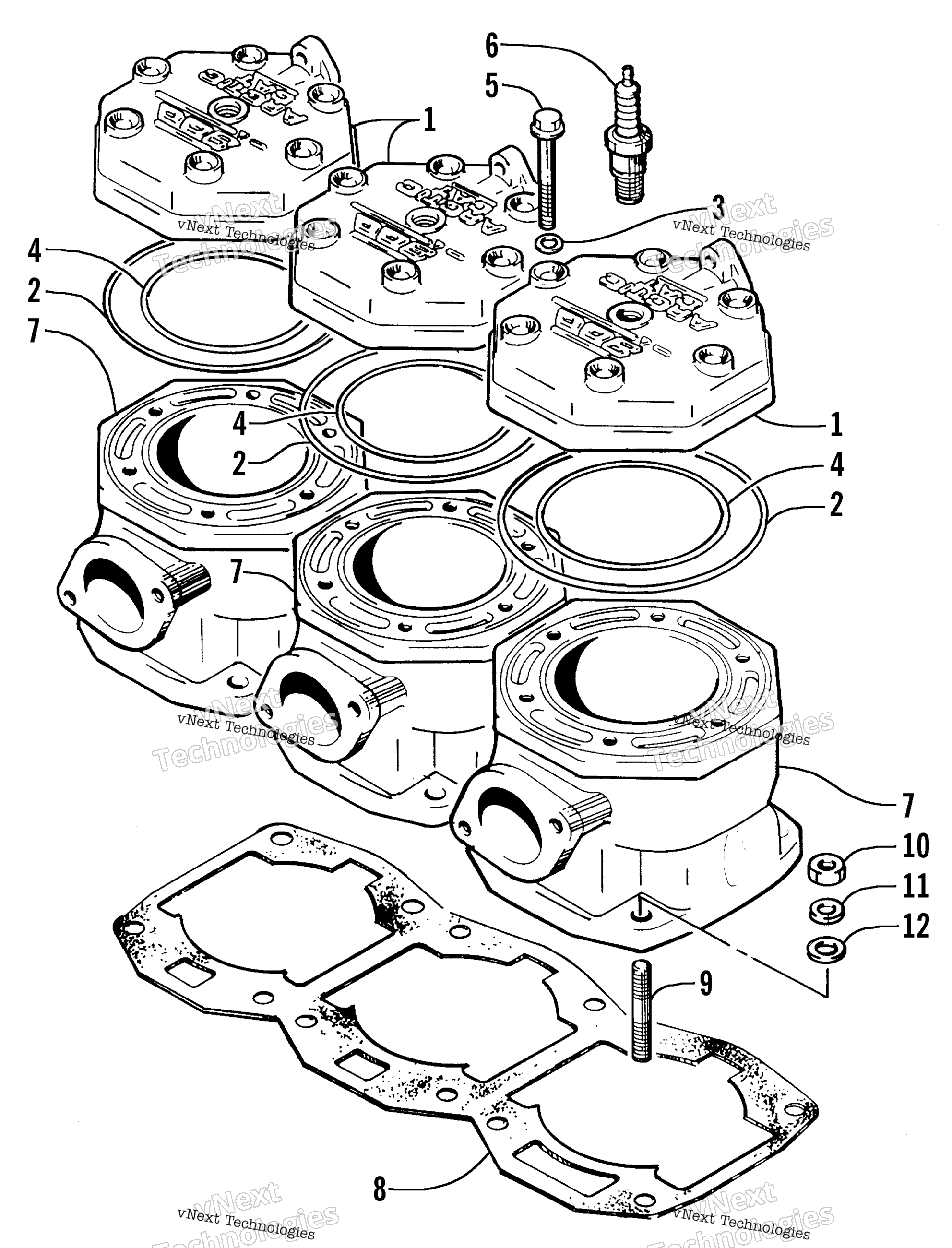 Цилиндр And Head Assembly