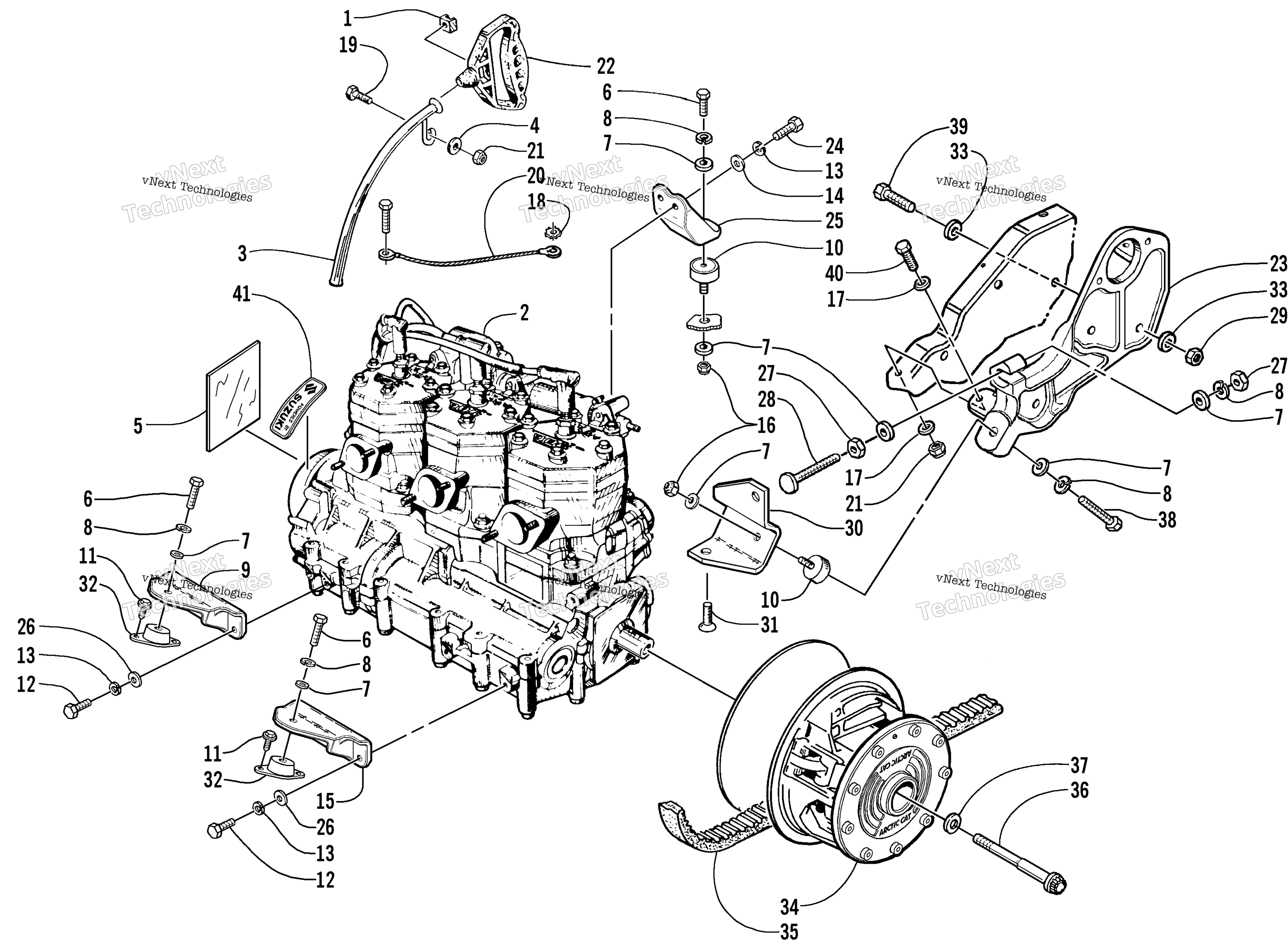 Двигатель And Related Parts