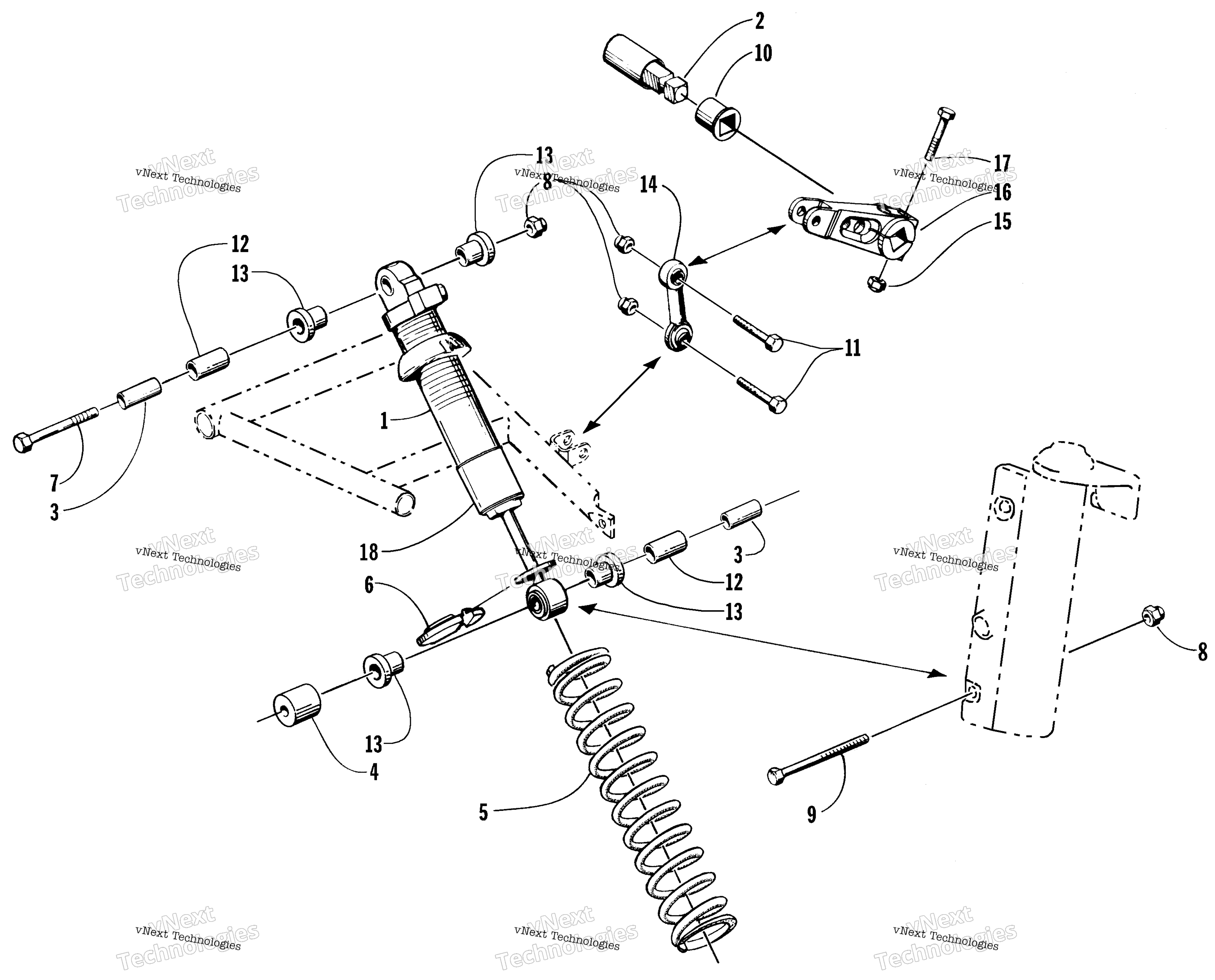 Амортизатор Absorber And Sway Bar Assembly