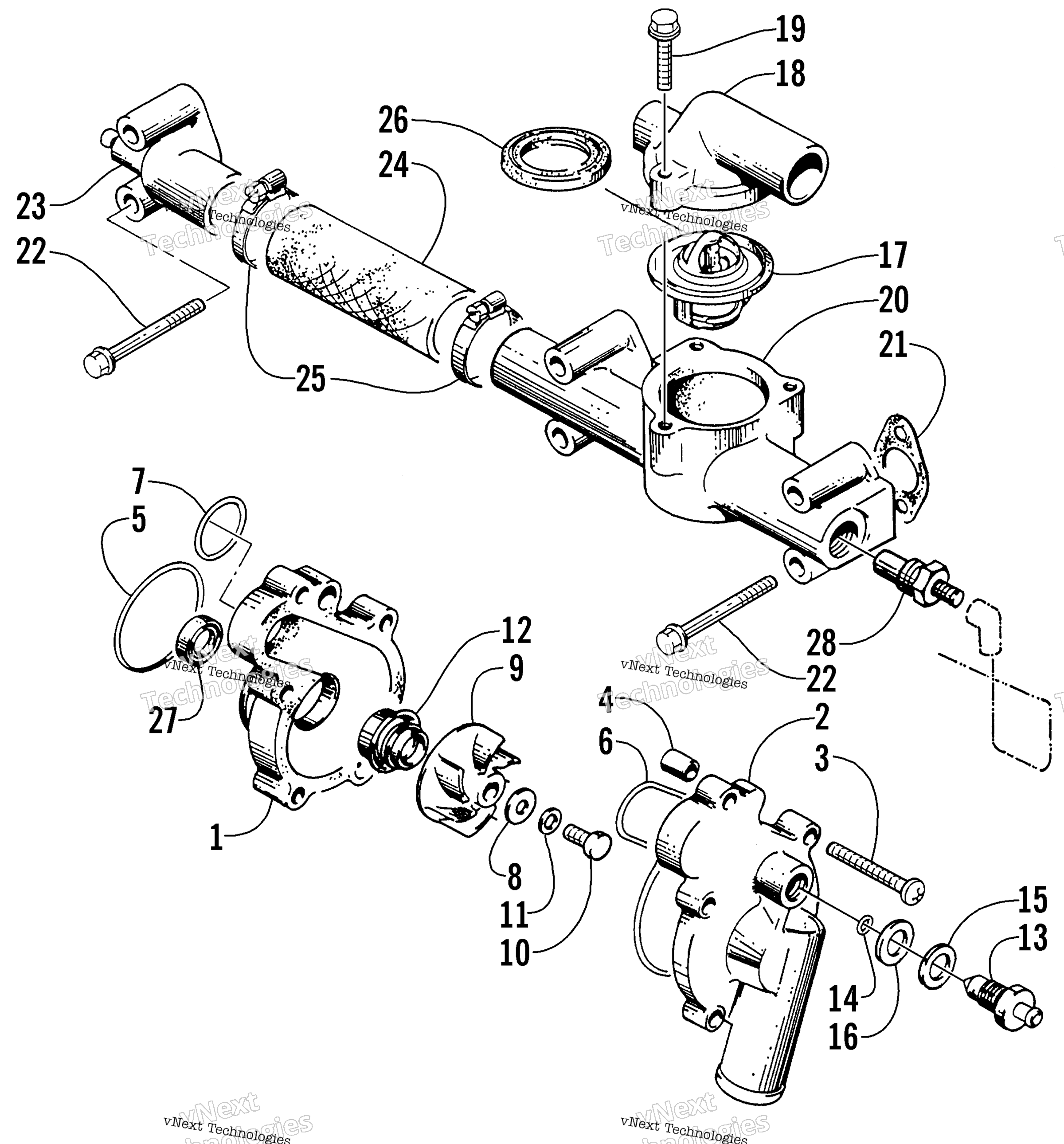 Система охлаждения Pump/Water Manifold