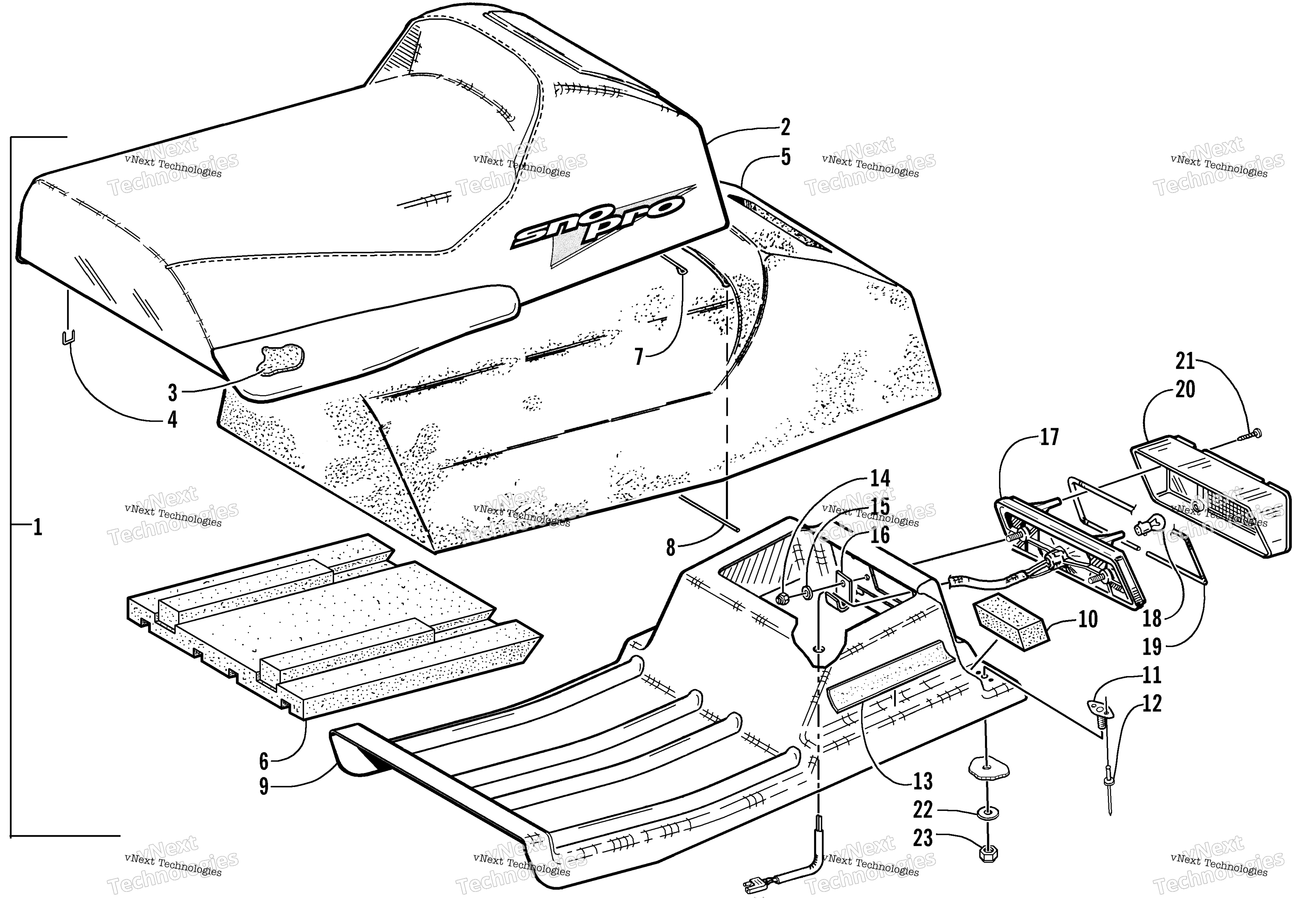 Сиденье And Taillight Assembly